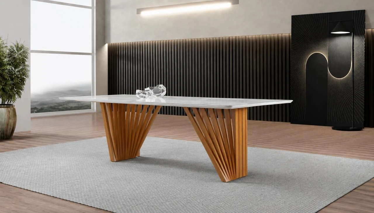 MESA PANAMÁ 1,80 X 90 C/ 6 CADEIRAS MAIA - 3
