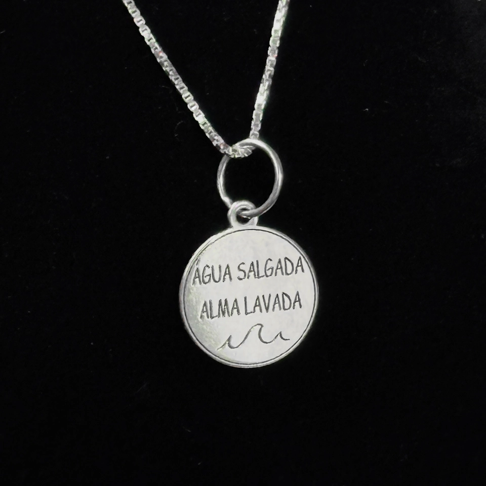  Colar Água Salgada Alma Lavada 