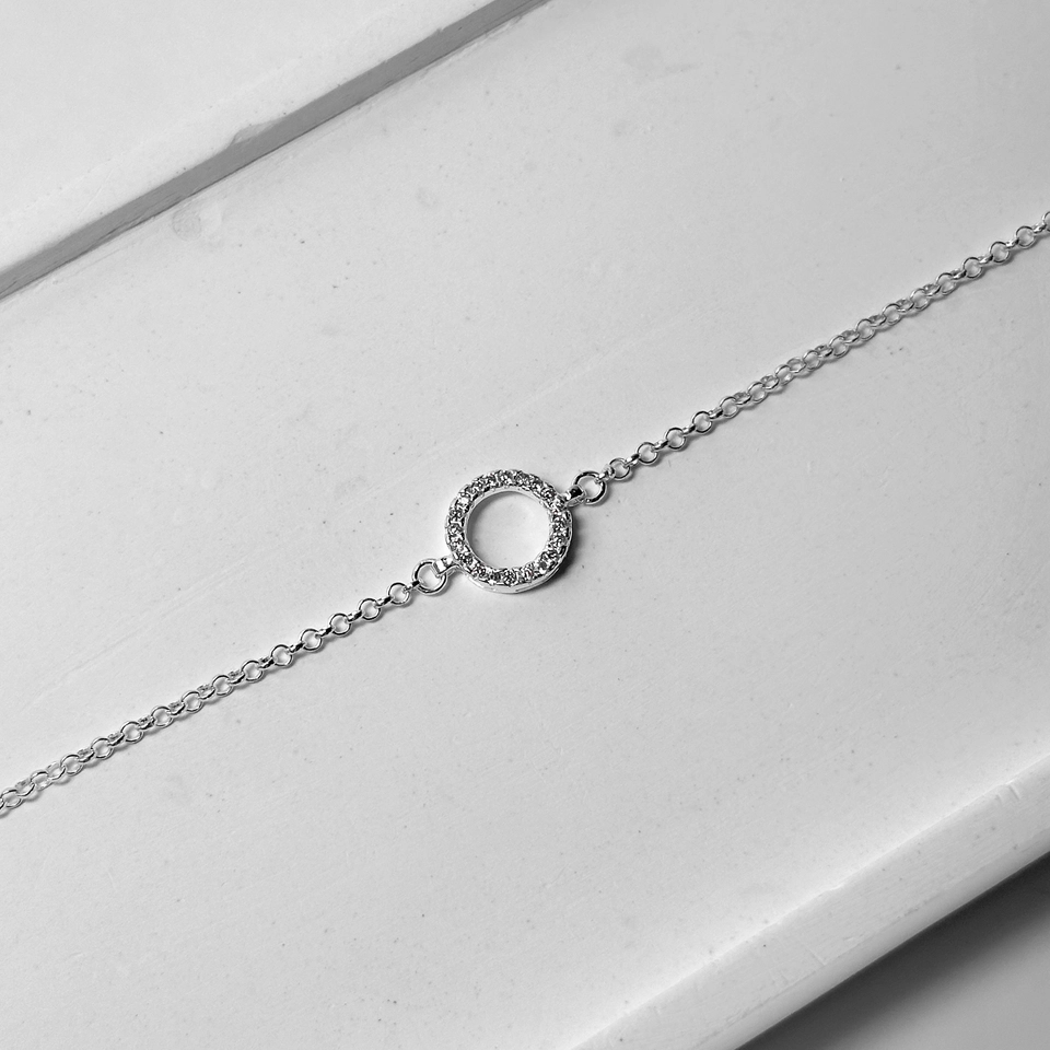 Pulseira Círculo Cravejado  - 2