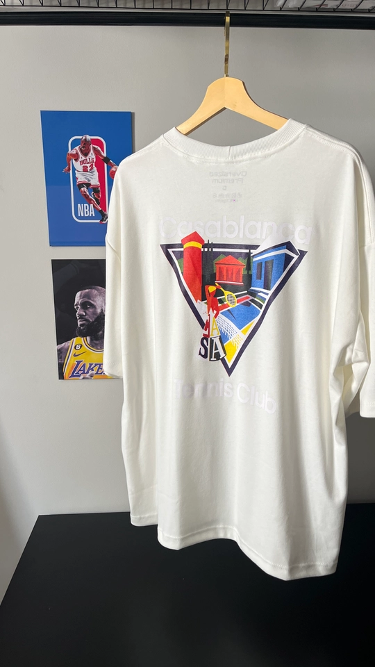 CAMISETA OVERSIZED CASABLANCA BRANCA