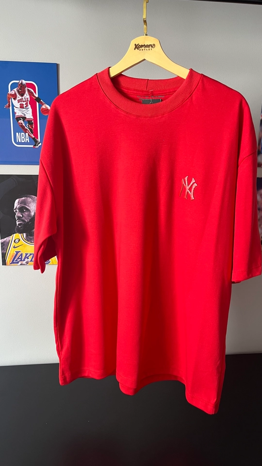 CAMISETA OVERSIZED NY BASIC VERMELHA