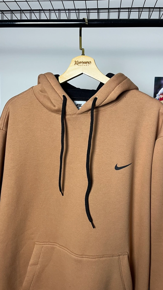 MOLETOM NK BASIC MARROM CLARO CANGURU - 3