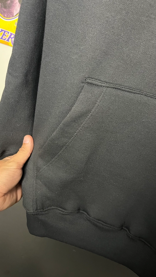 MOLETOM NK BASIC PRETO CANGURU - 5