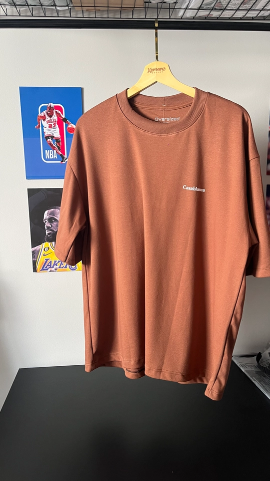 CAMISETA OVERSIZED CASABLANCA MARROM - 2