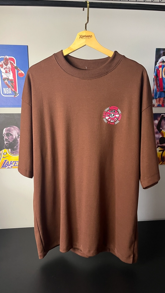 CAMISETA OVERSIZED VNS MARROM  - 2
