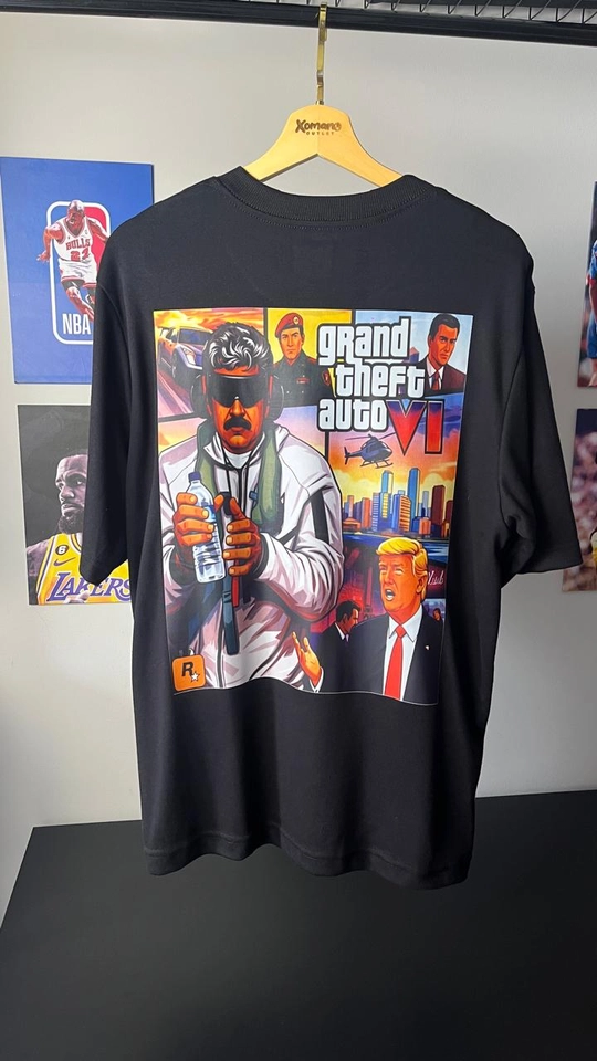 CAMISETA OVERSIZED GTA MISSION PASSED - 1