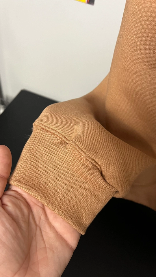 MOLETOM NK BASIC MARROM CLARO CANGURU - 5