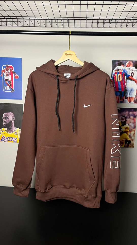 MOLETOM NK BASIC MARROM CANGURU