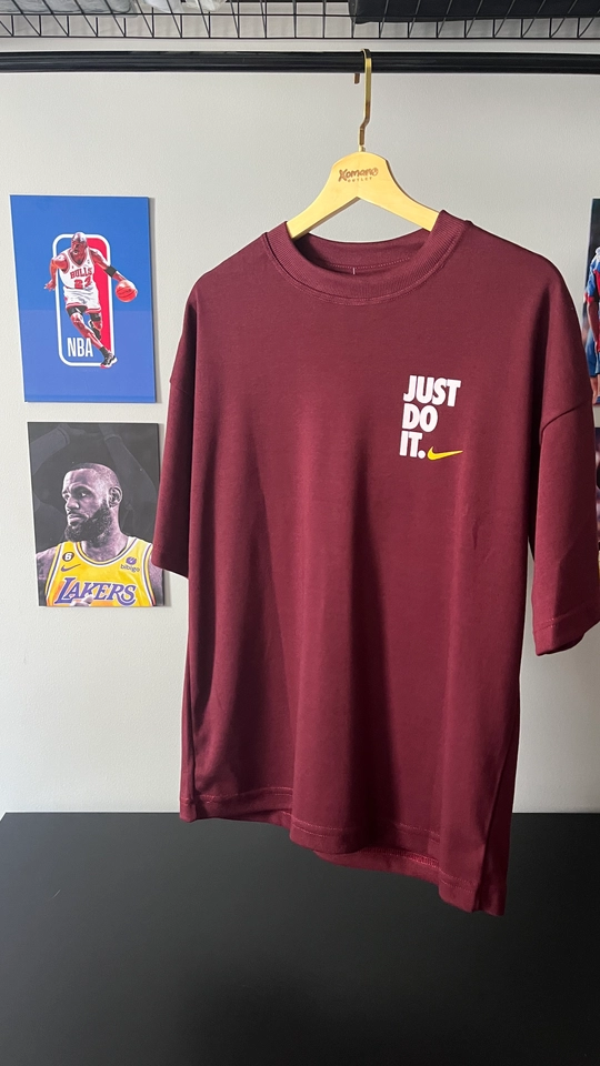 CAMISETA JUST DO IT VINHO - 2