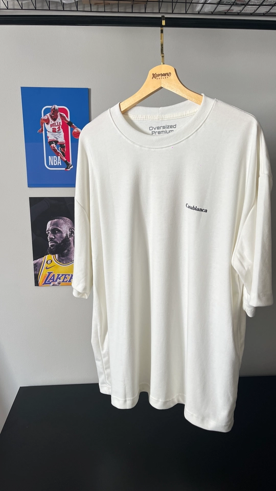 CAMISETA OVERSIZED CASABLANCA BRANCA - 2