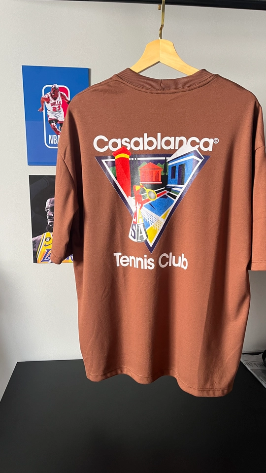 CAMISETA OVERSIZED CASABLANCA MARROM - 1