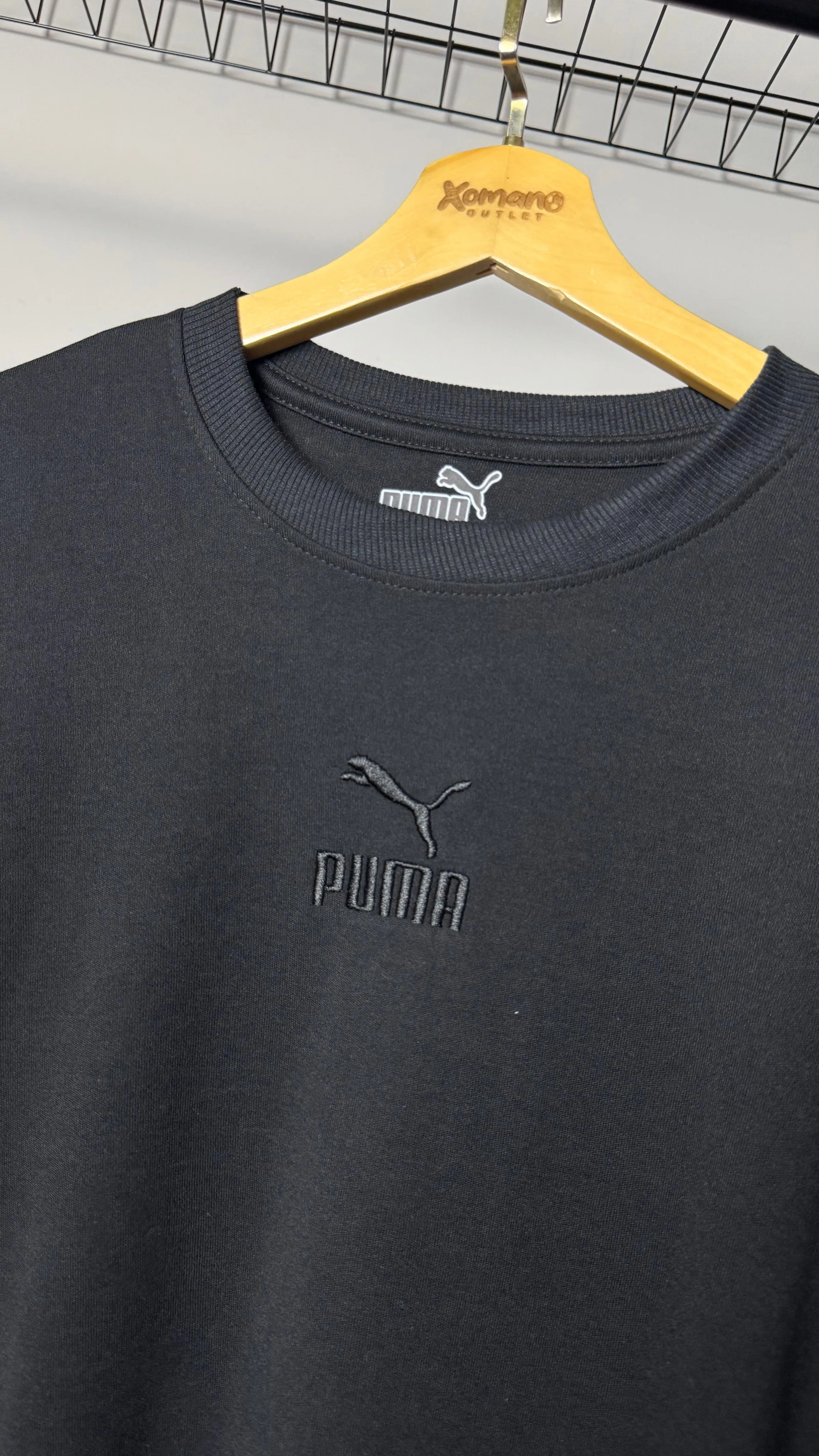 CAMISETA OVERSIZED PM BORDADA PRETA - 2