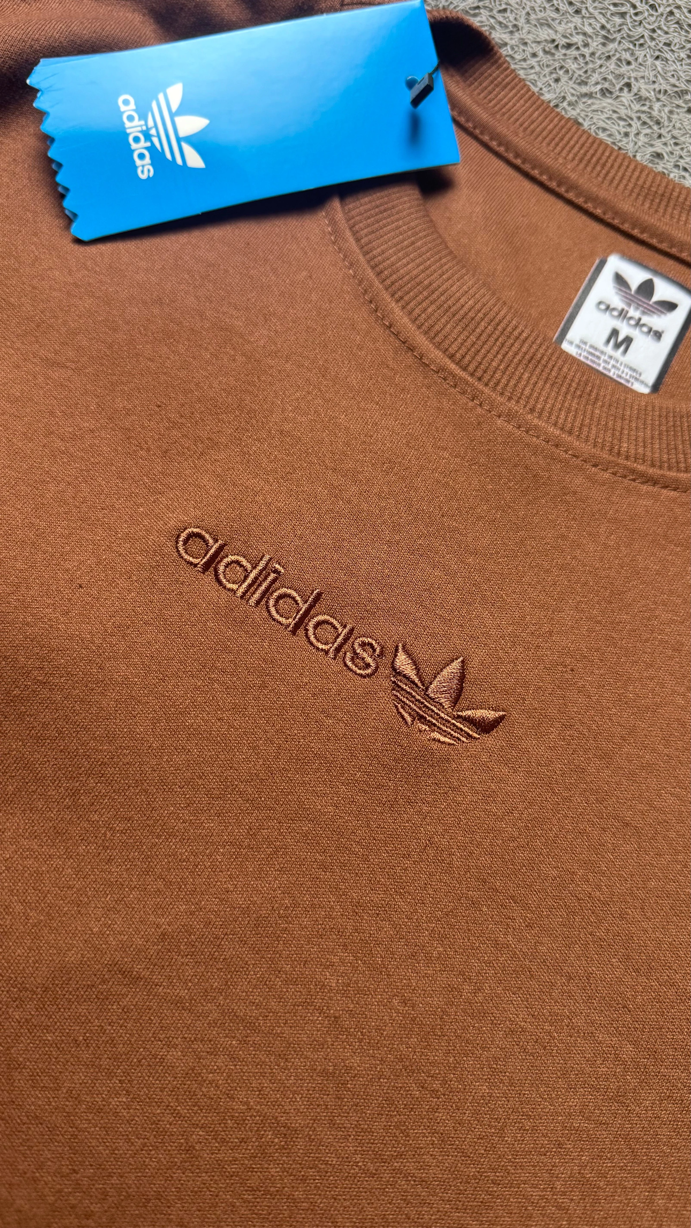 CAMISETA OVERSIZED AD BORDADO MARROM - 2