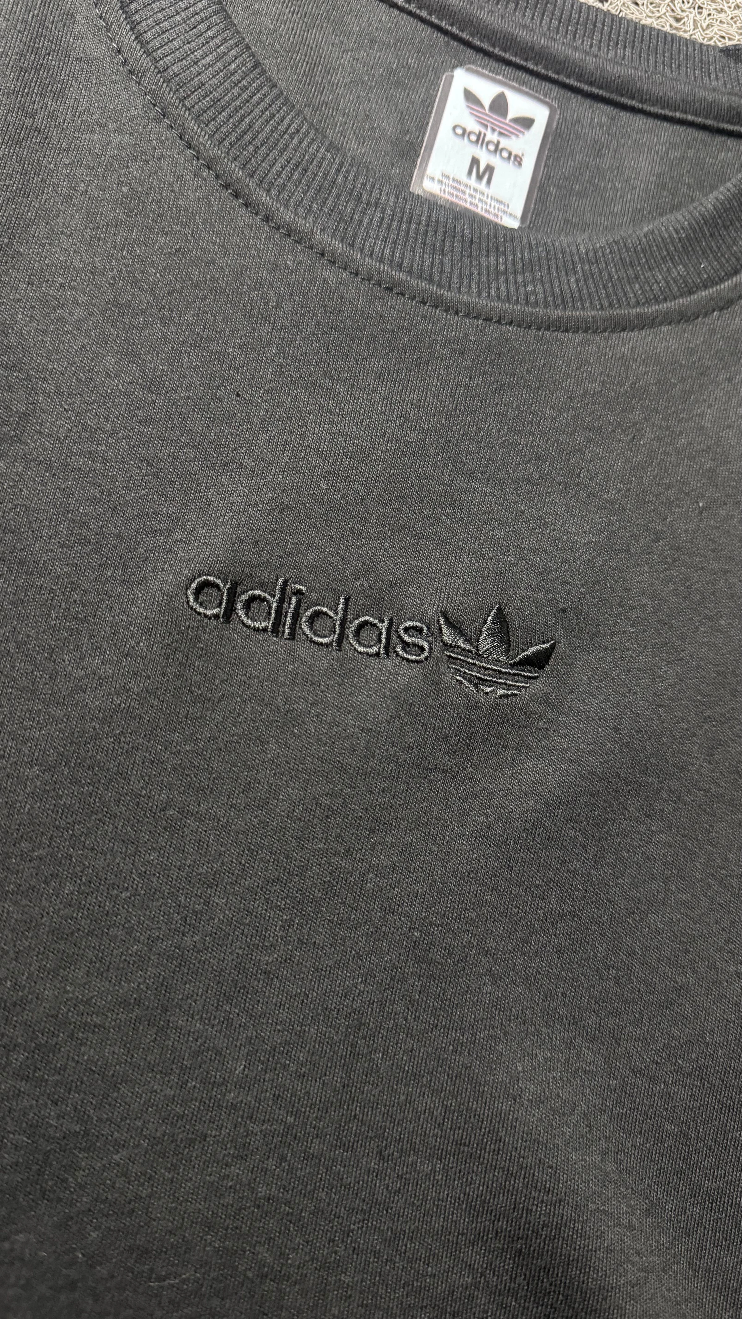 CAMISETA OVERSIZED AD BORDADO PRETA - 2