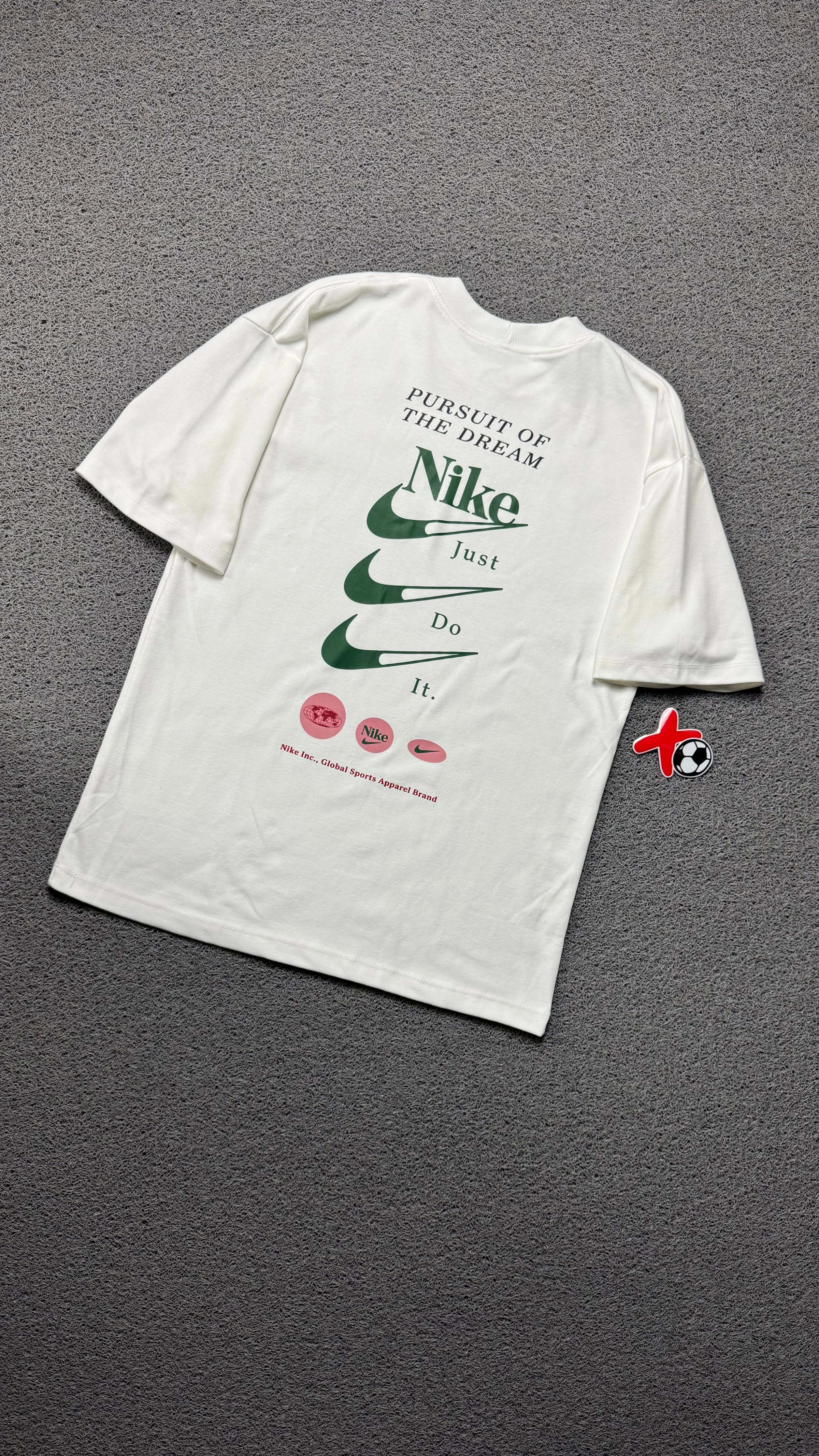 CAMISETA OVERSIZED NK DREAM OFF WHITE - 1