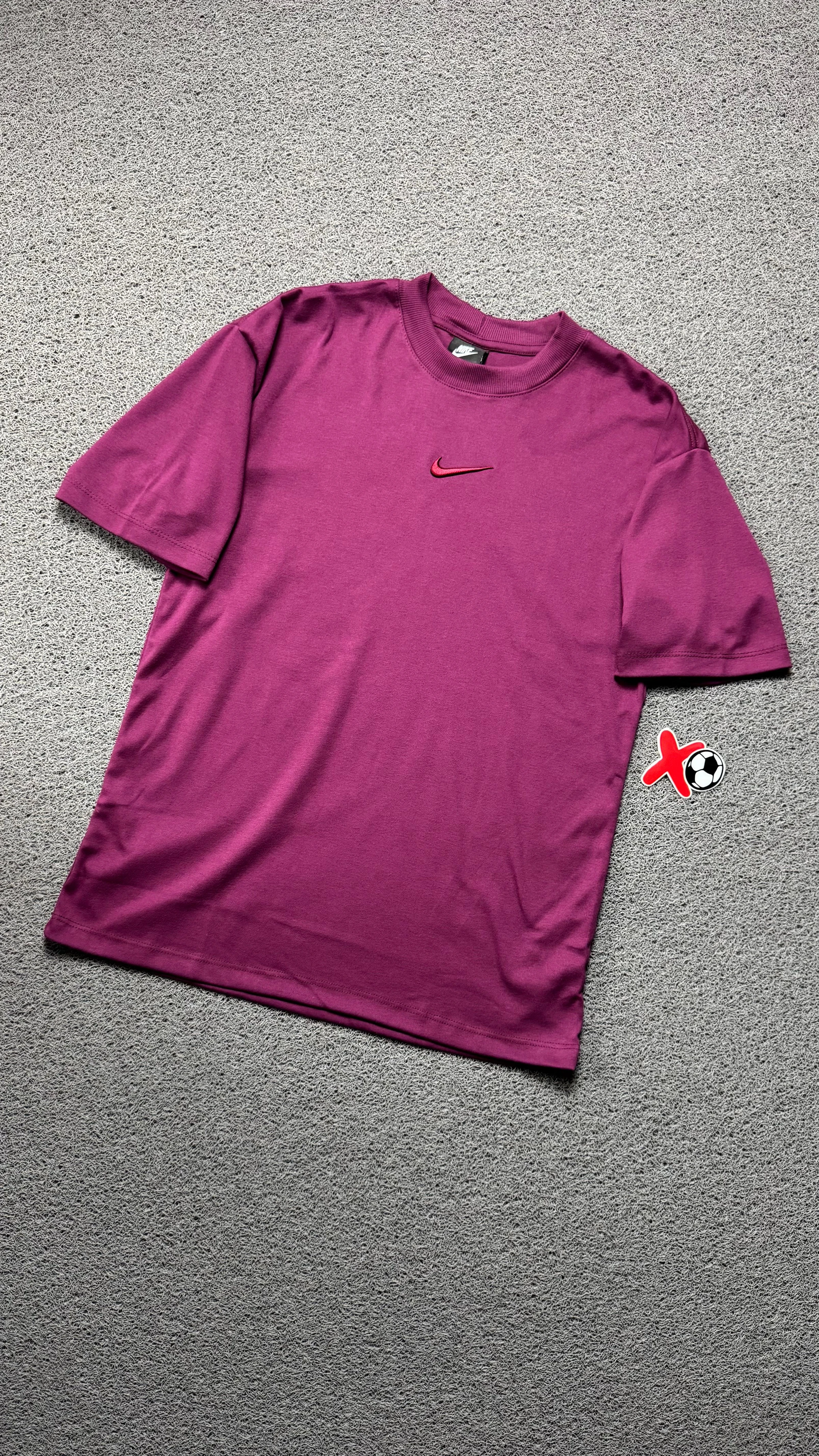 CAMISETA OVERSIZED NK BORDADA ROXA - 1
