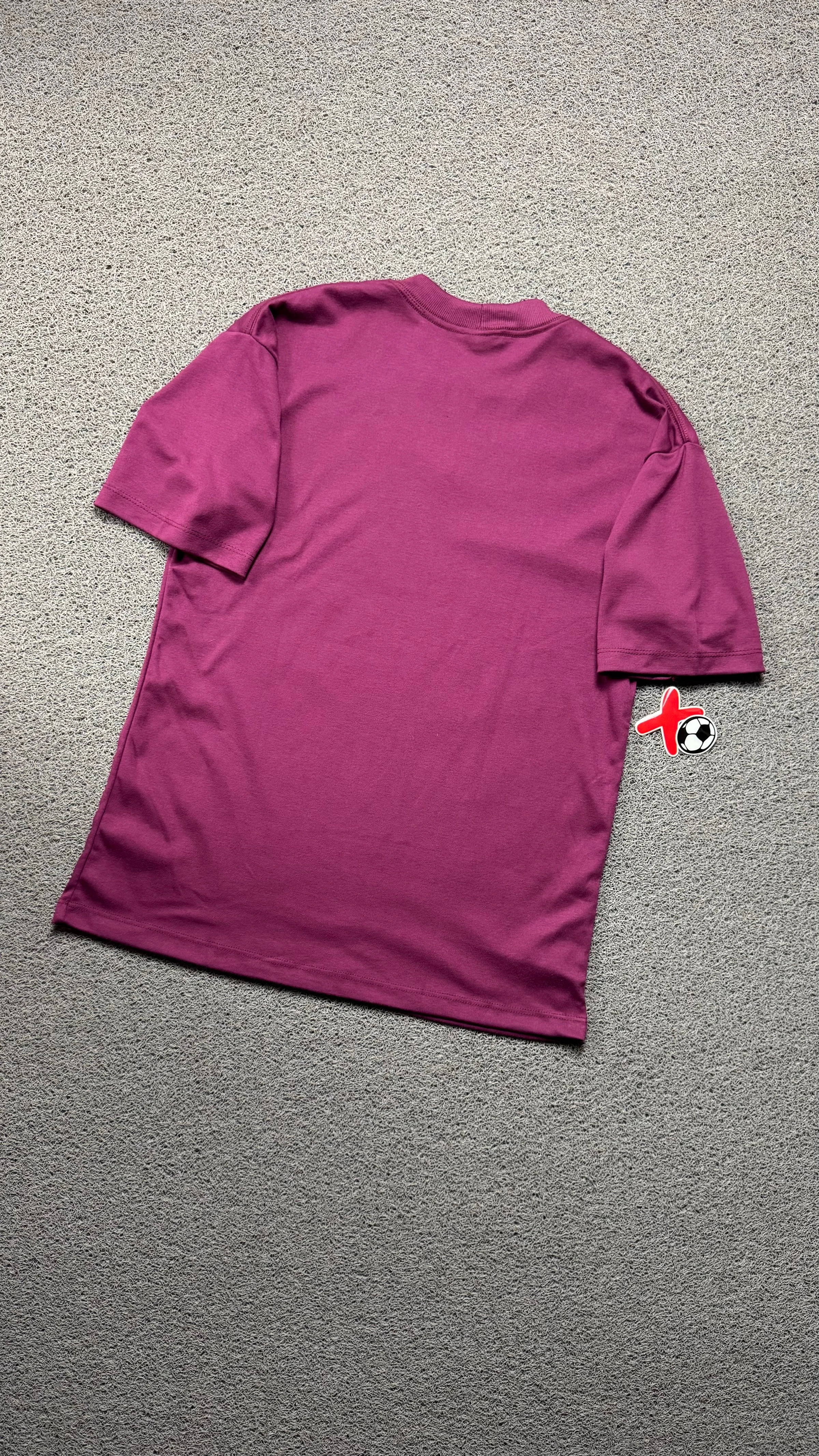 CAMISETA OVERSIZED NK BORDADA ROXA - 3