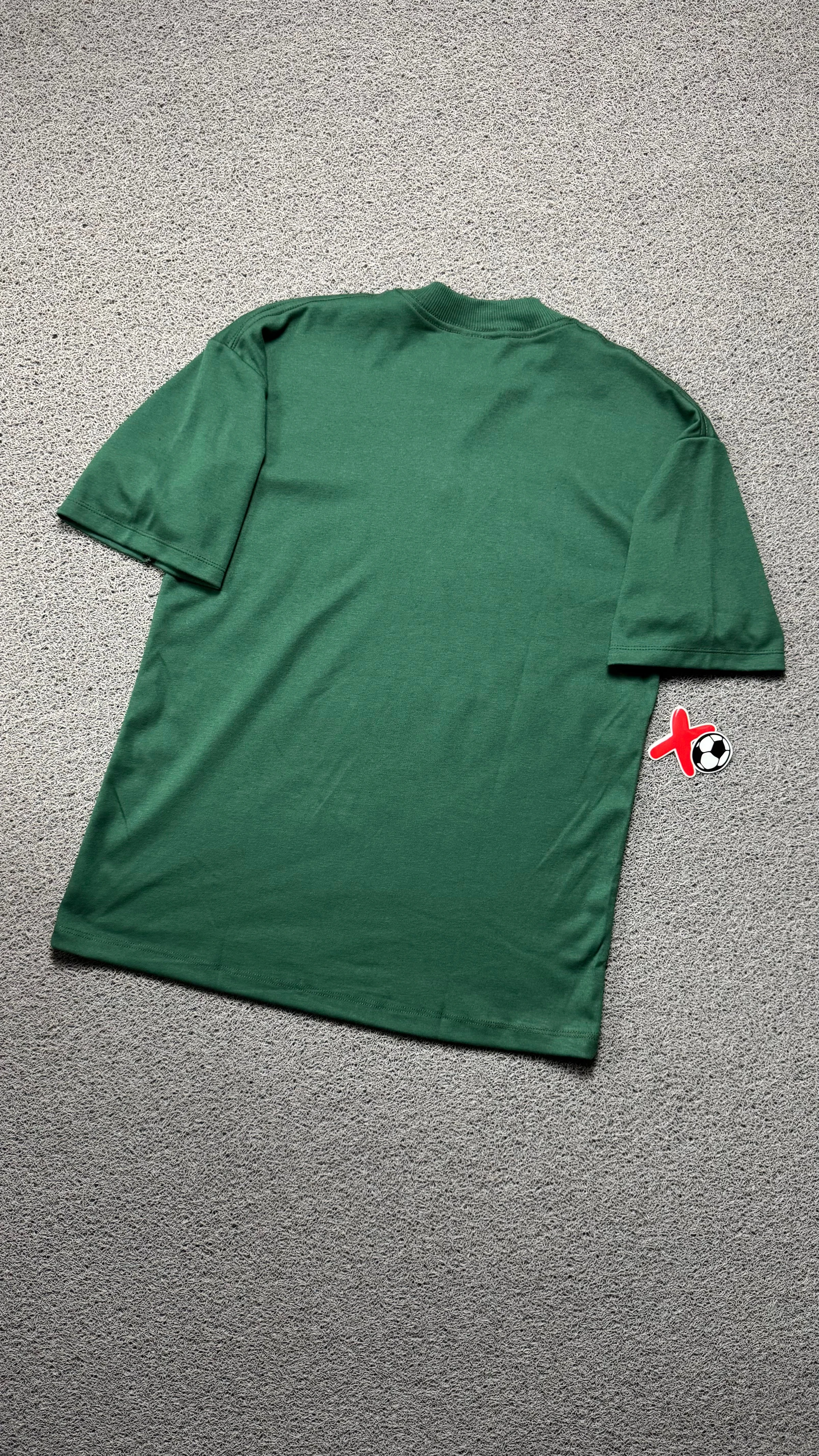 CAMISETA OVERSIZED NK BORDADA VERDE - 3