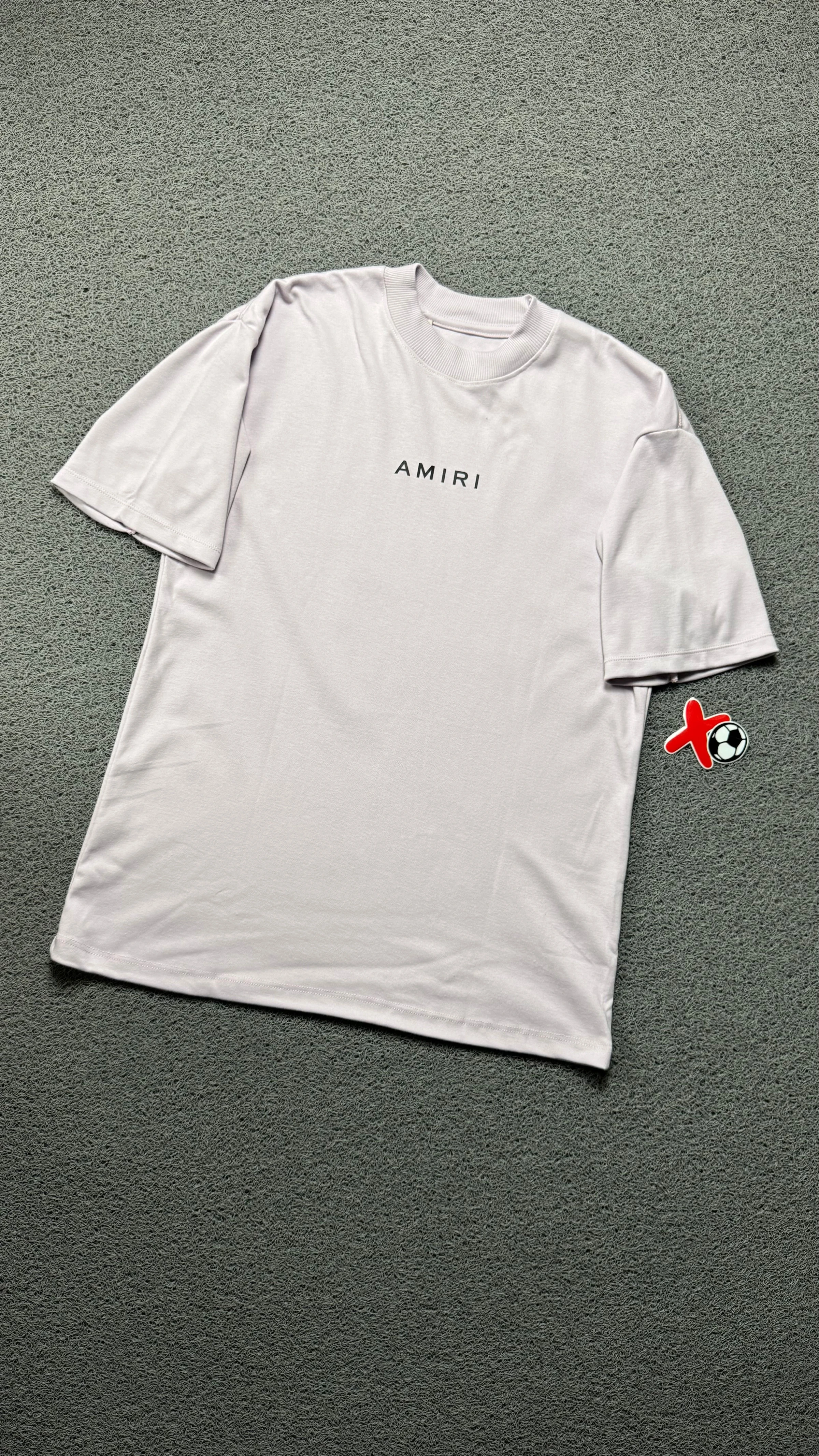 CAMISETA OVERSIZED AMIRI ROSA CLARO - 3