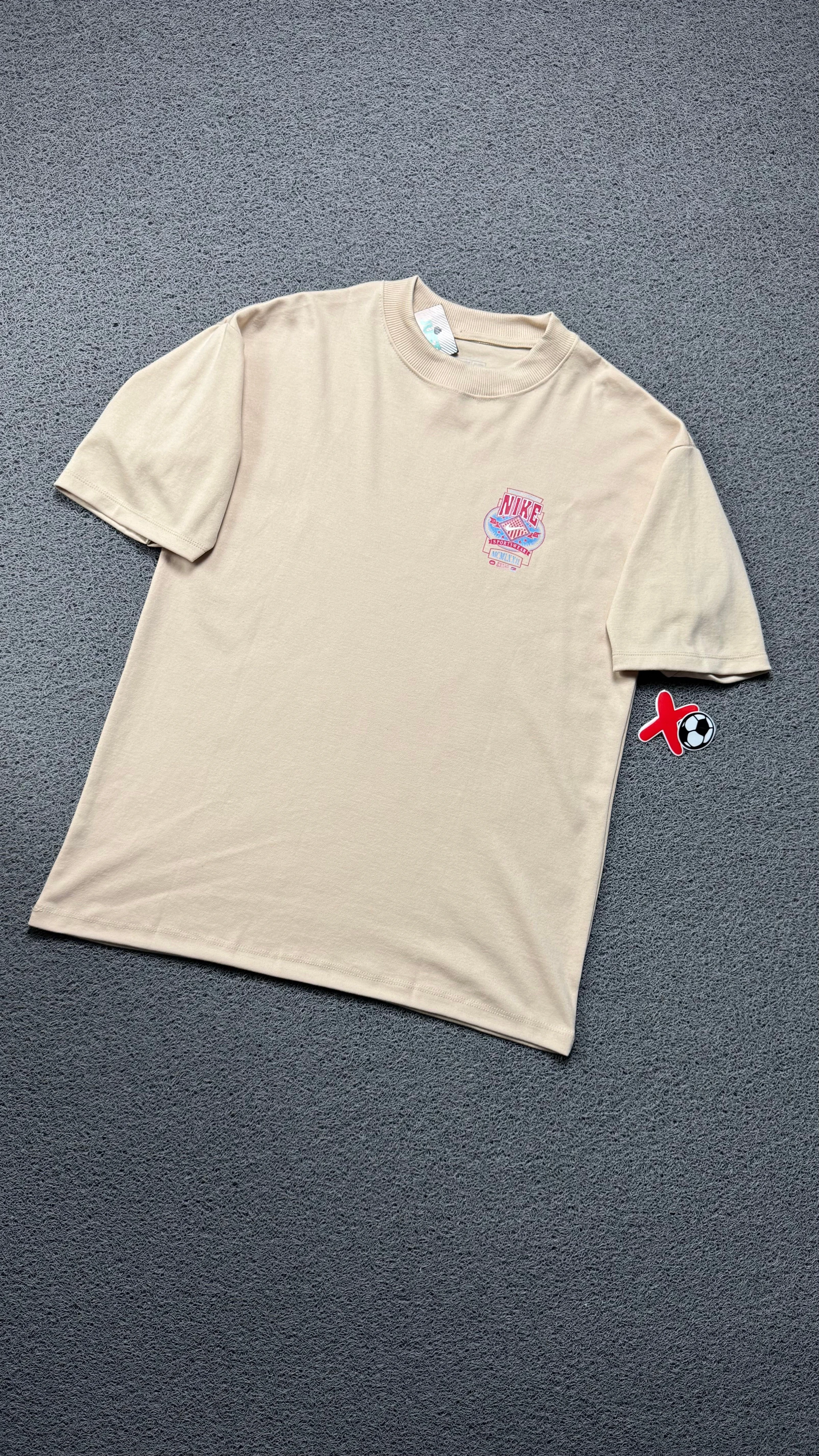 CAMISETA OVERSIZED NK MCM BEGE - 3