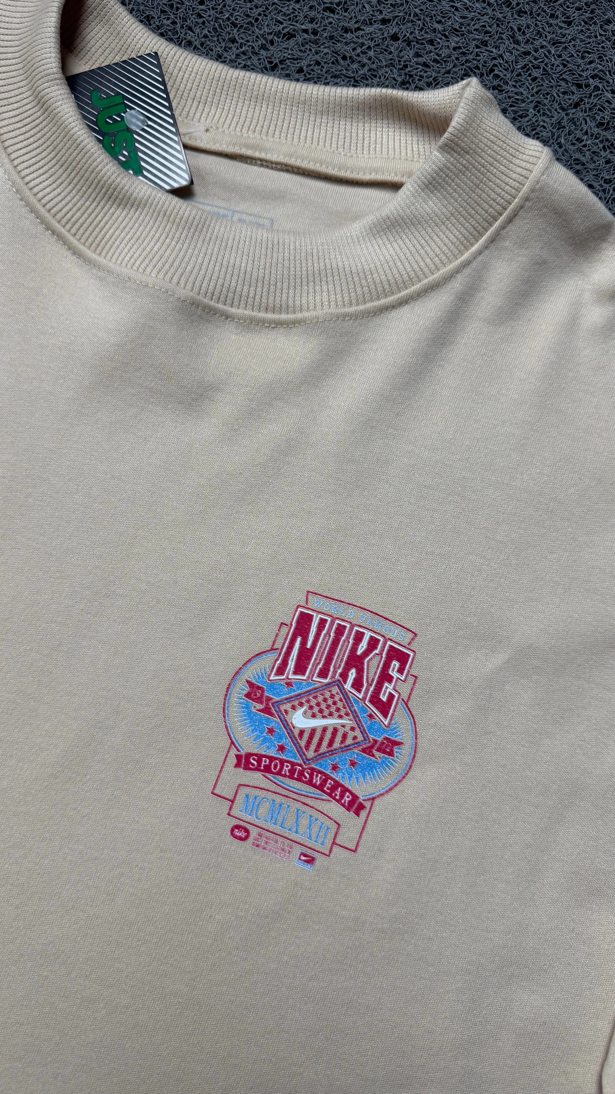 CAMISETA OVERSIZED NK MCM BEGE - 4