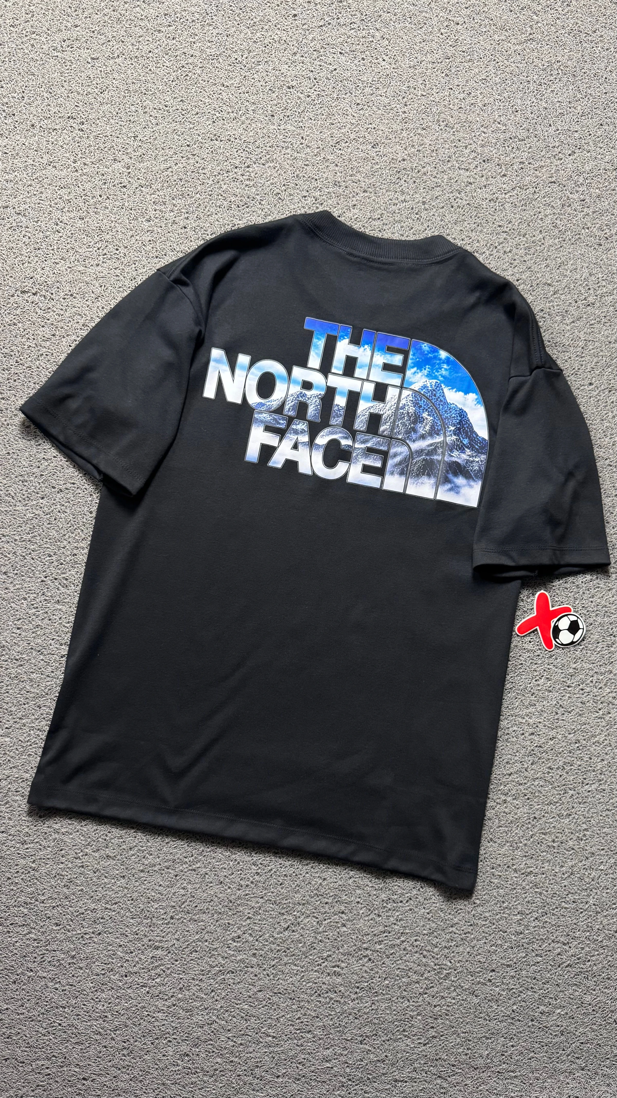 CAMISETA OVERSIZED TNF PRETA - 1