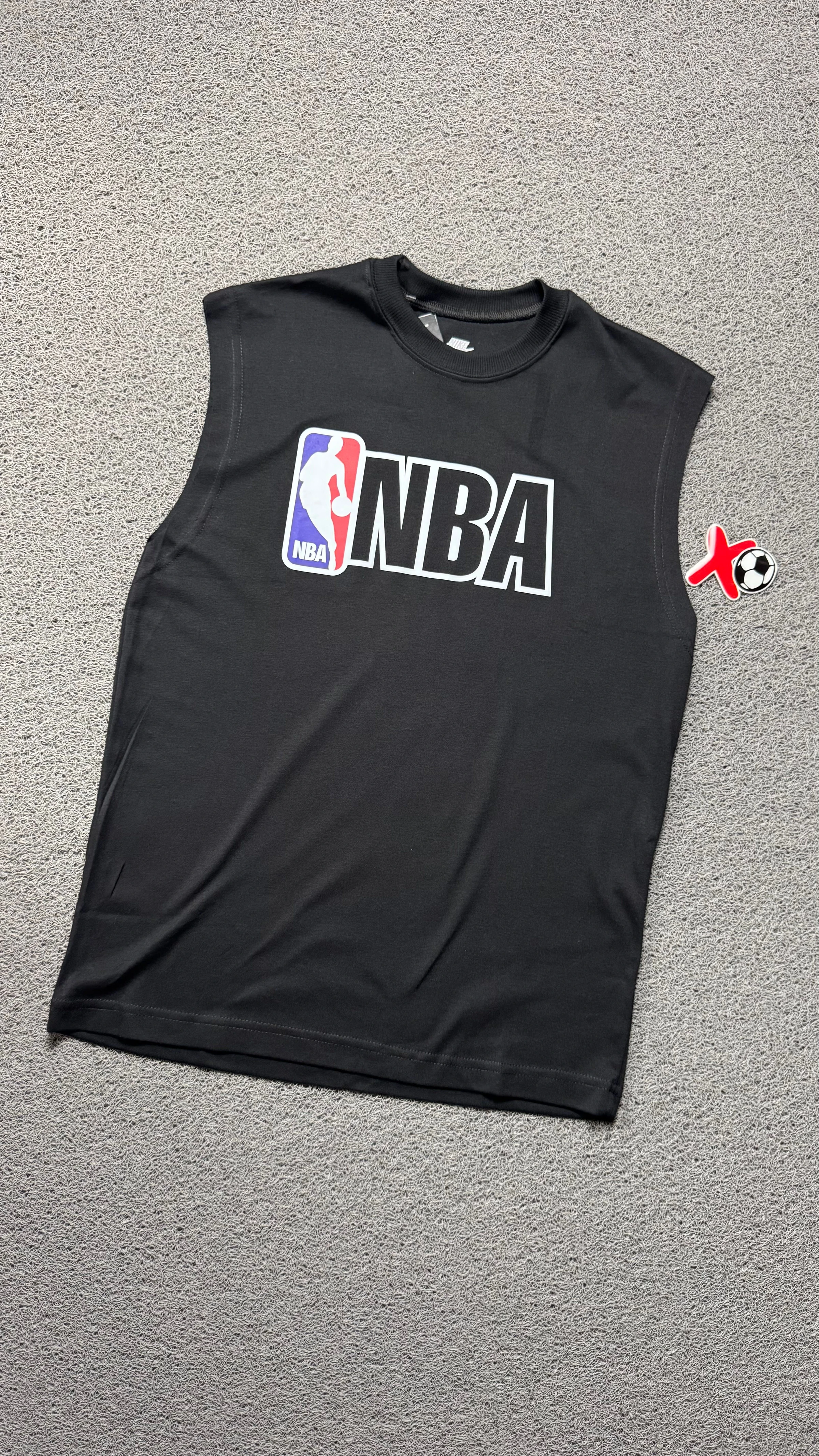 REGATA OVERSIZED NBA PRETA - 1