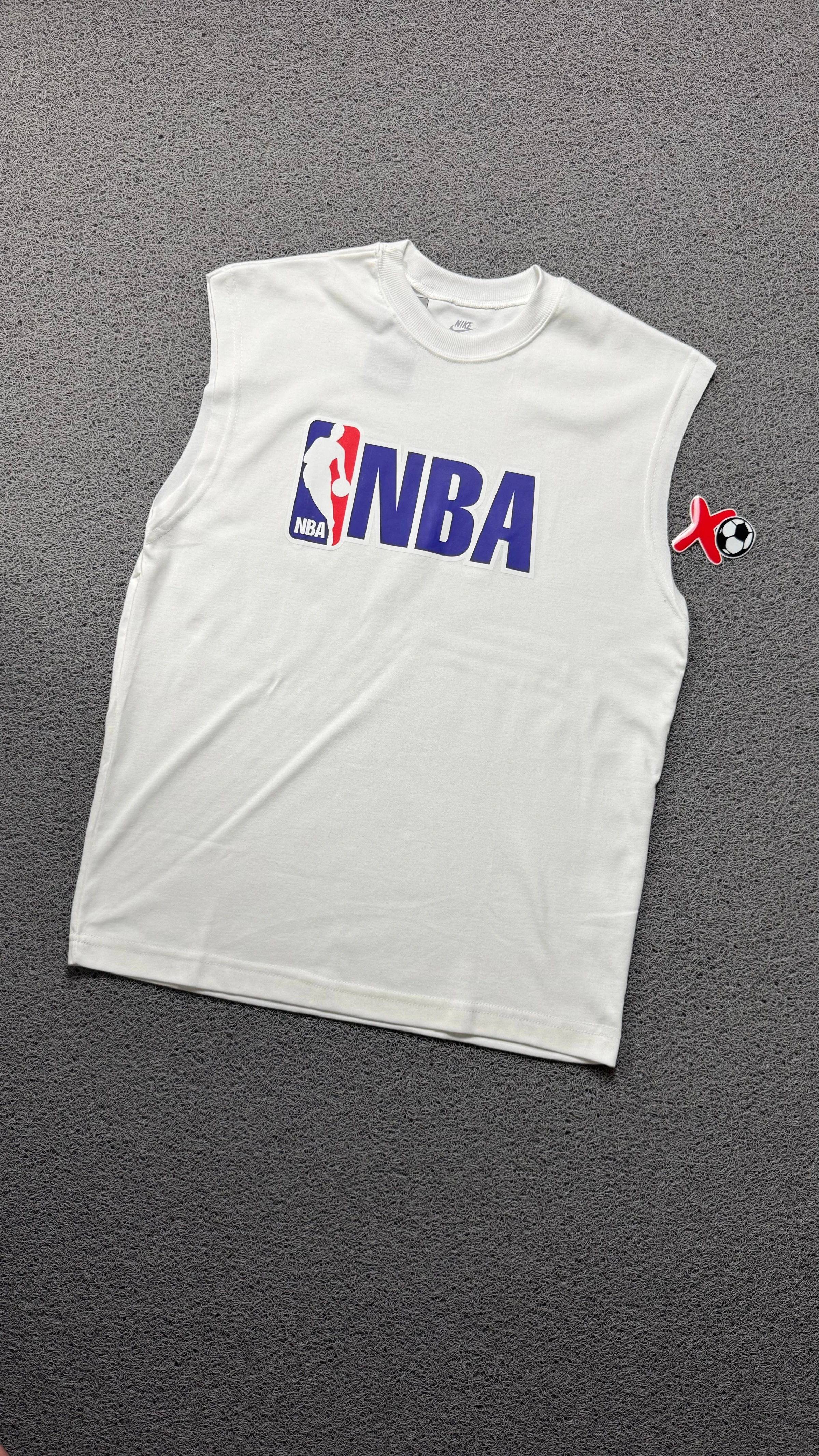 REGATA OVERSIZED NBA BRANCA - 1