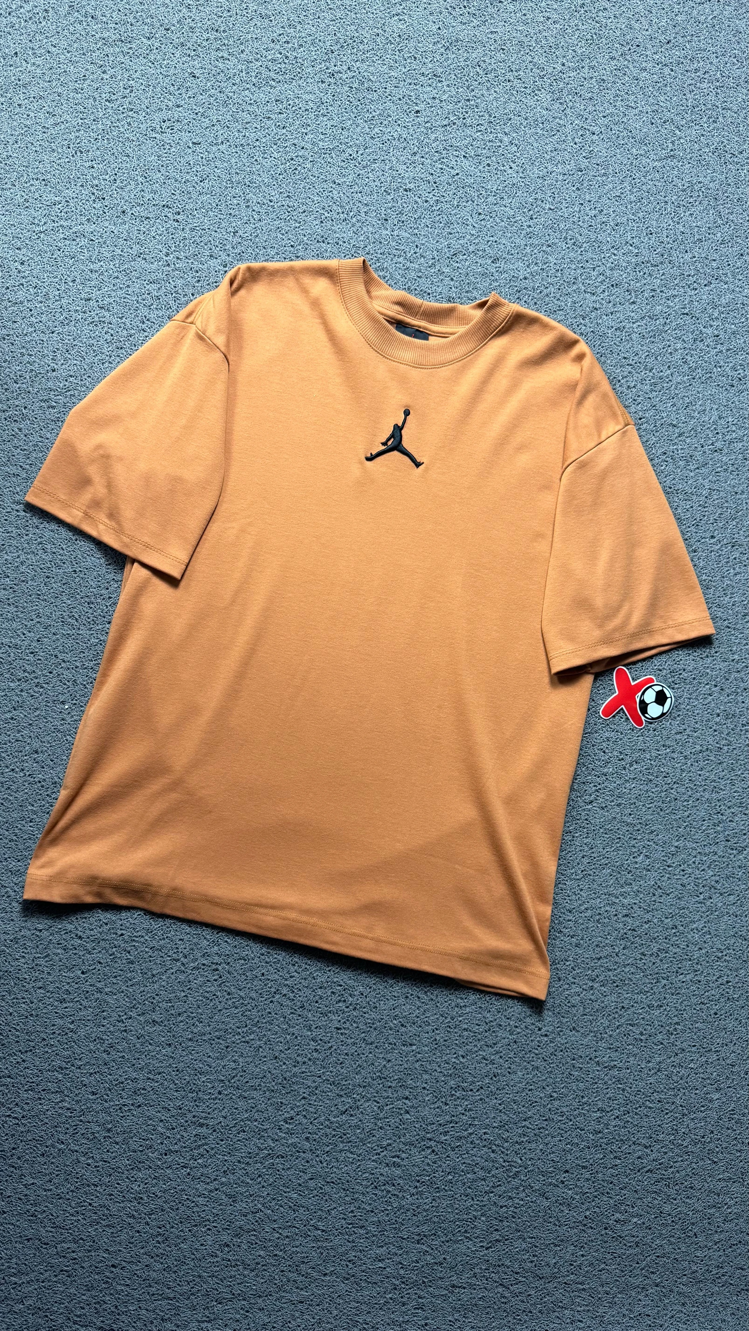 CAMISETA OVERSIZED JD BORDADO CAQUI - 1