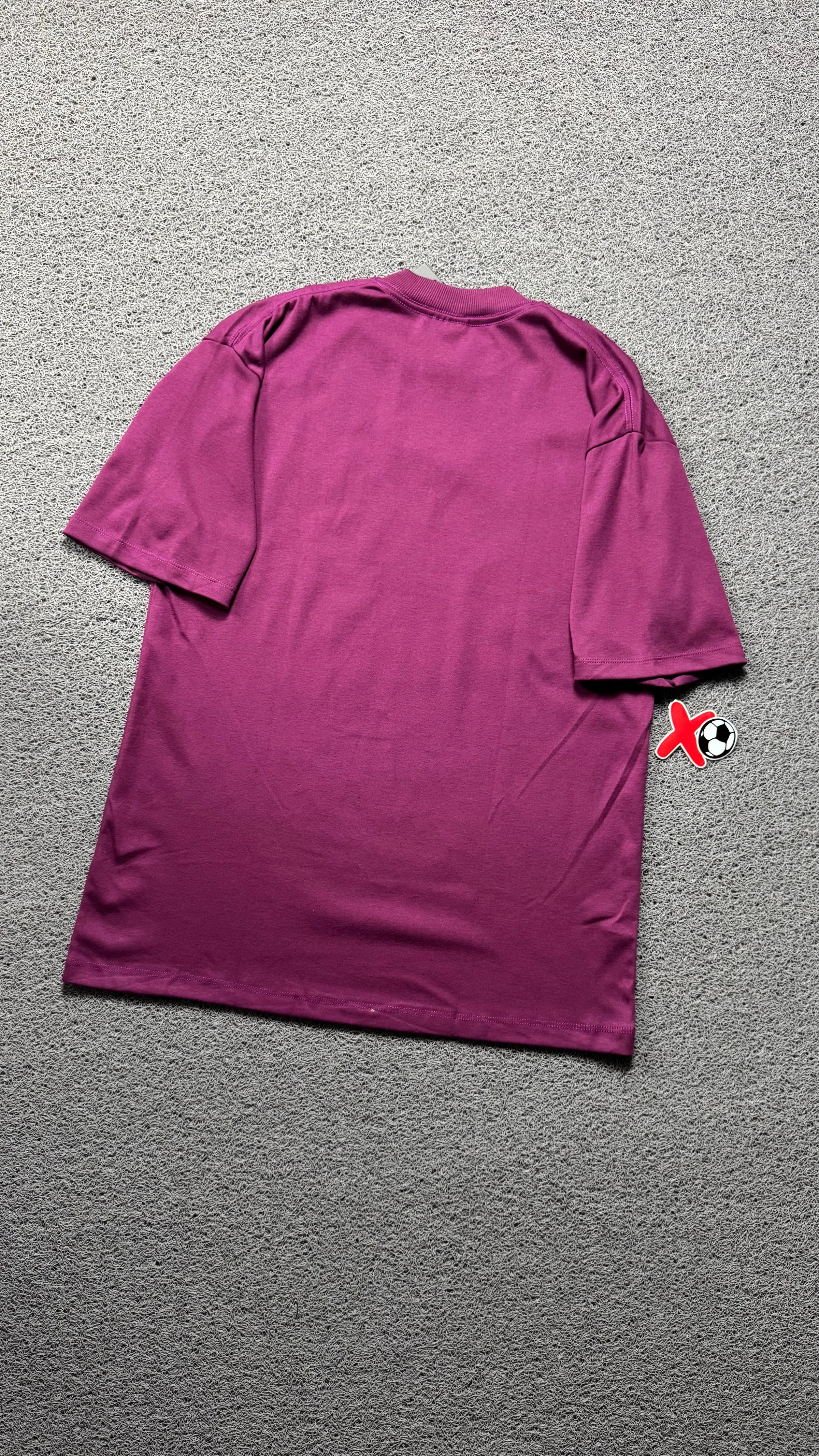CAMISETA OVERSIZED NK BORDADO ROXO - 3