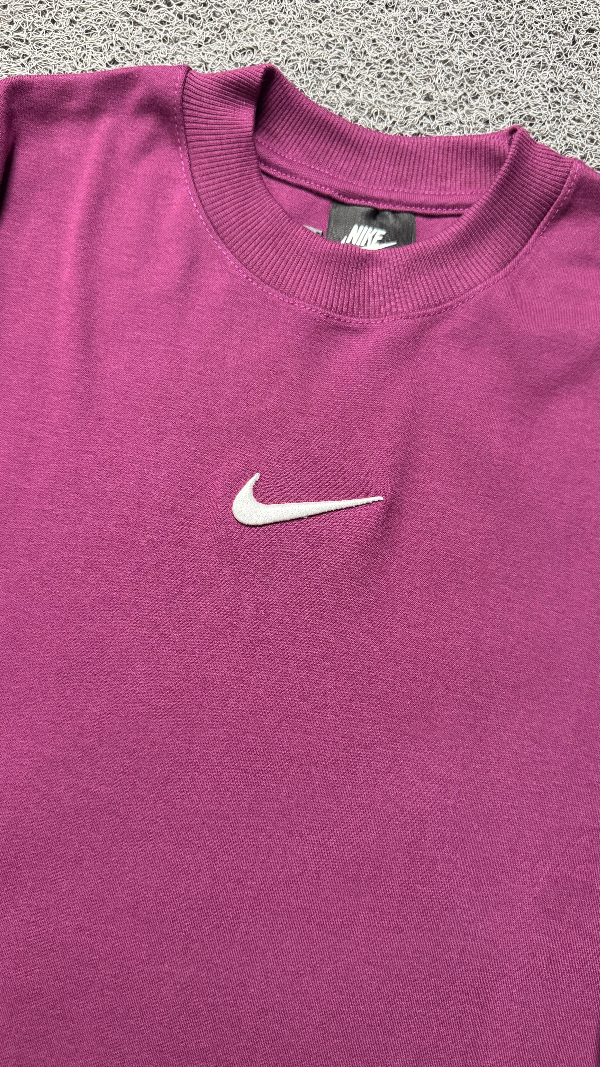 CAMISETA OVERSIZED NK BORDADO ROXO - 2