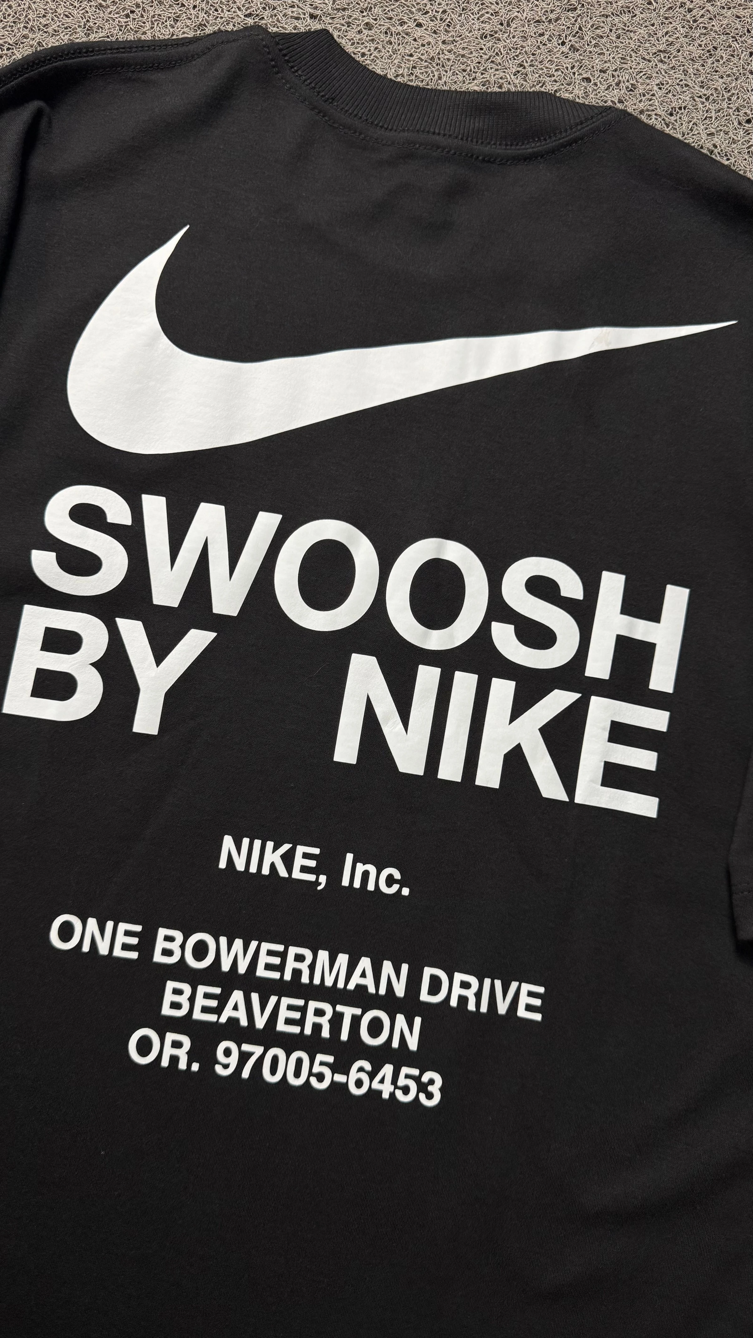 CAMISETA OVERSIZED NK SWOOSH PRETA - 2