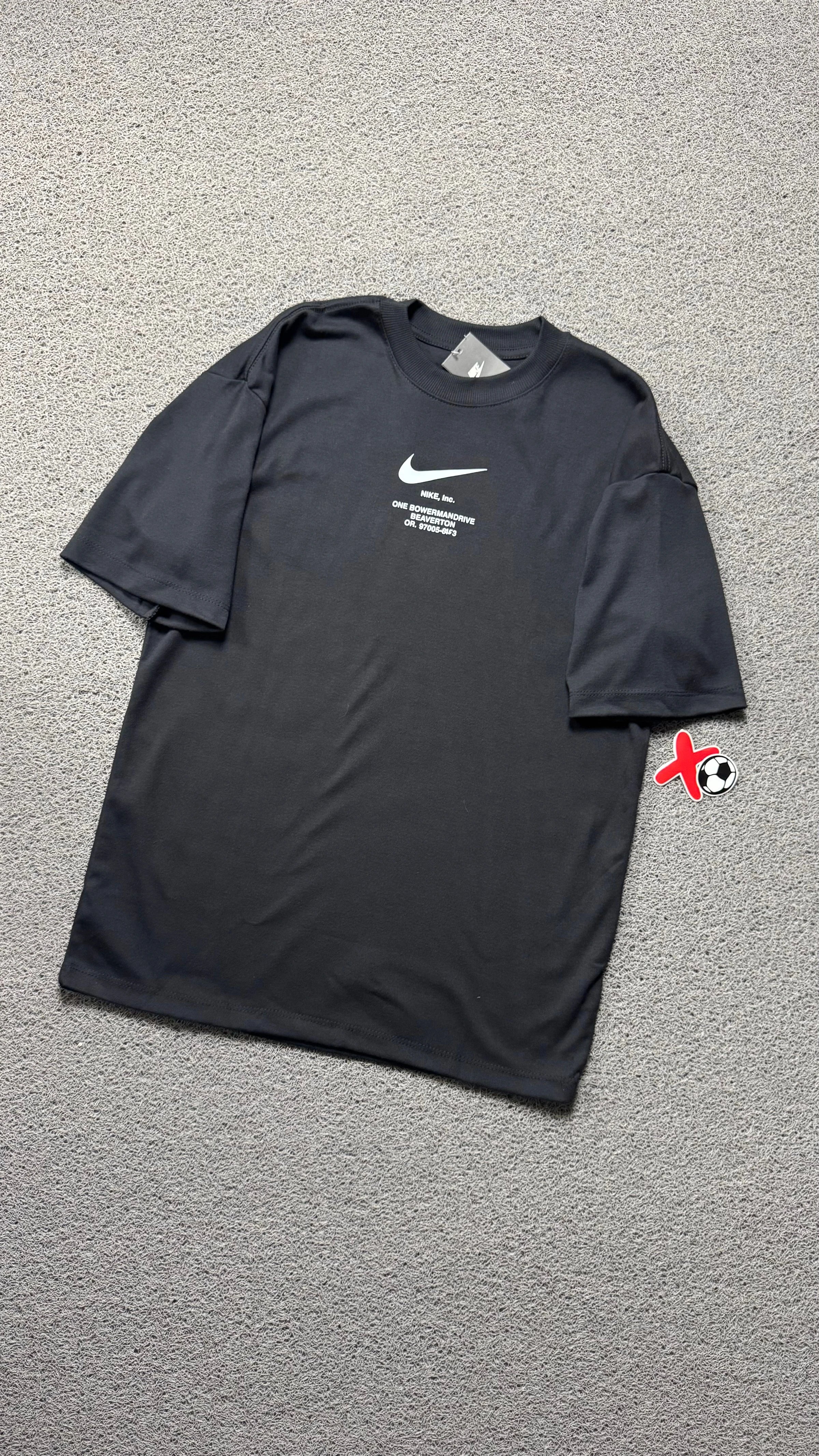 CAMISETA OVERSIZED NK SWOOSH PRETA - 3