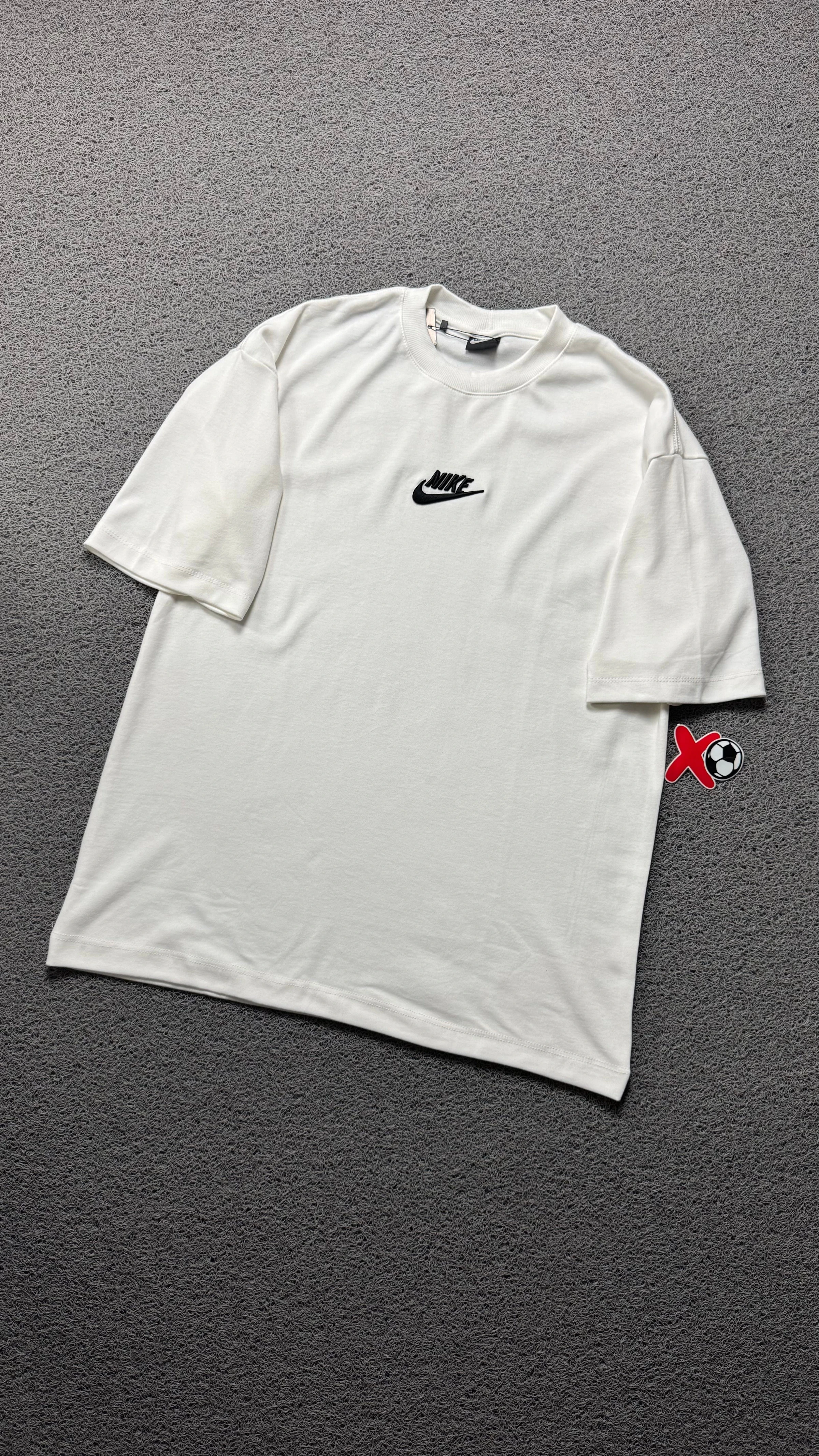 CAMISETA OVERSIZED NK BORDADO OFF WHITE - 1