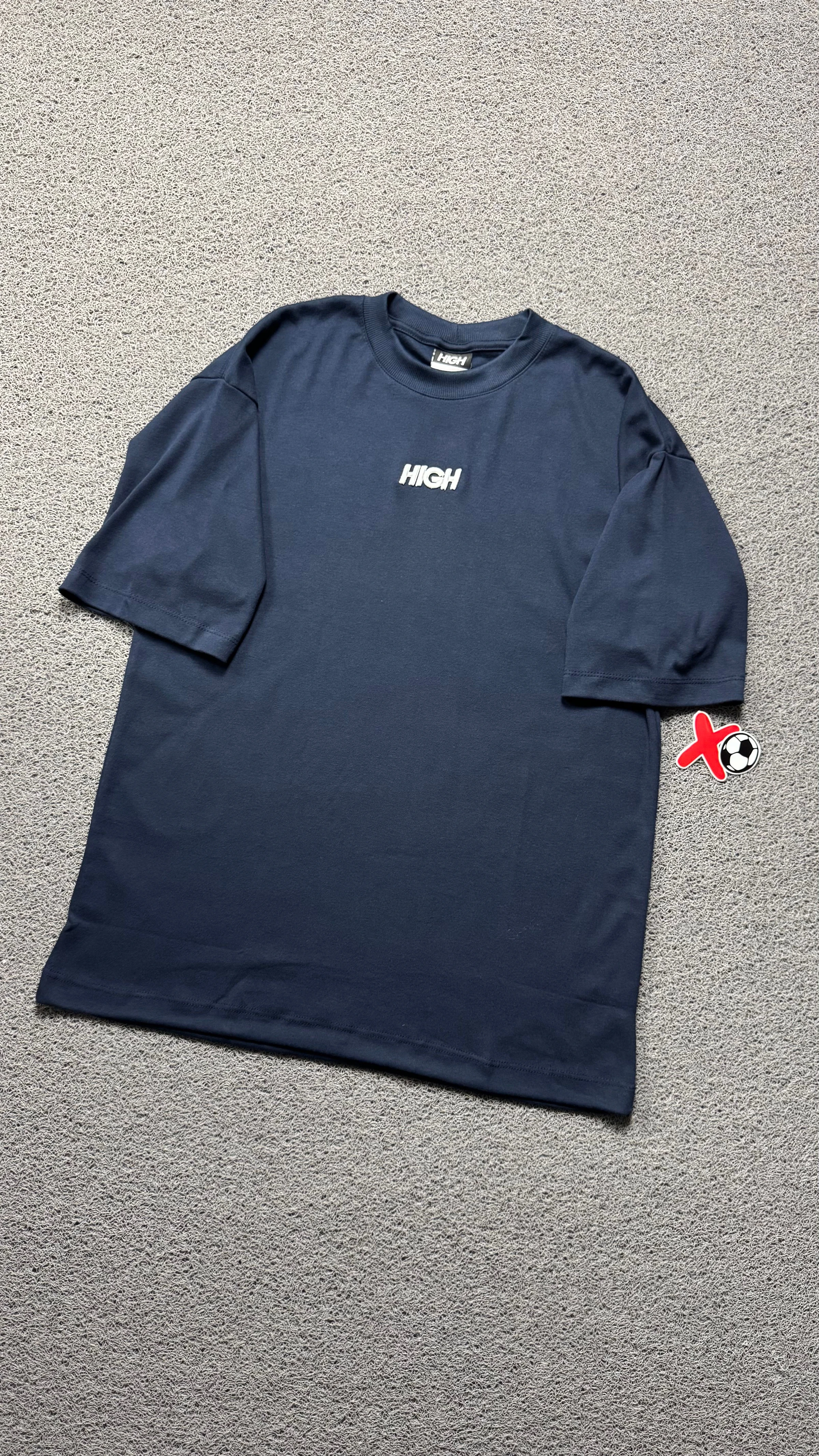 CAMISETA OVERSIZED HIGH AZUL - 1