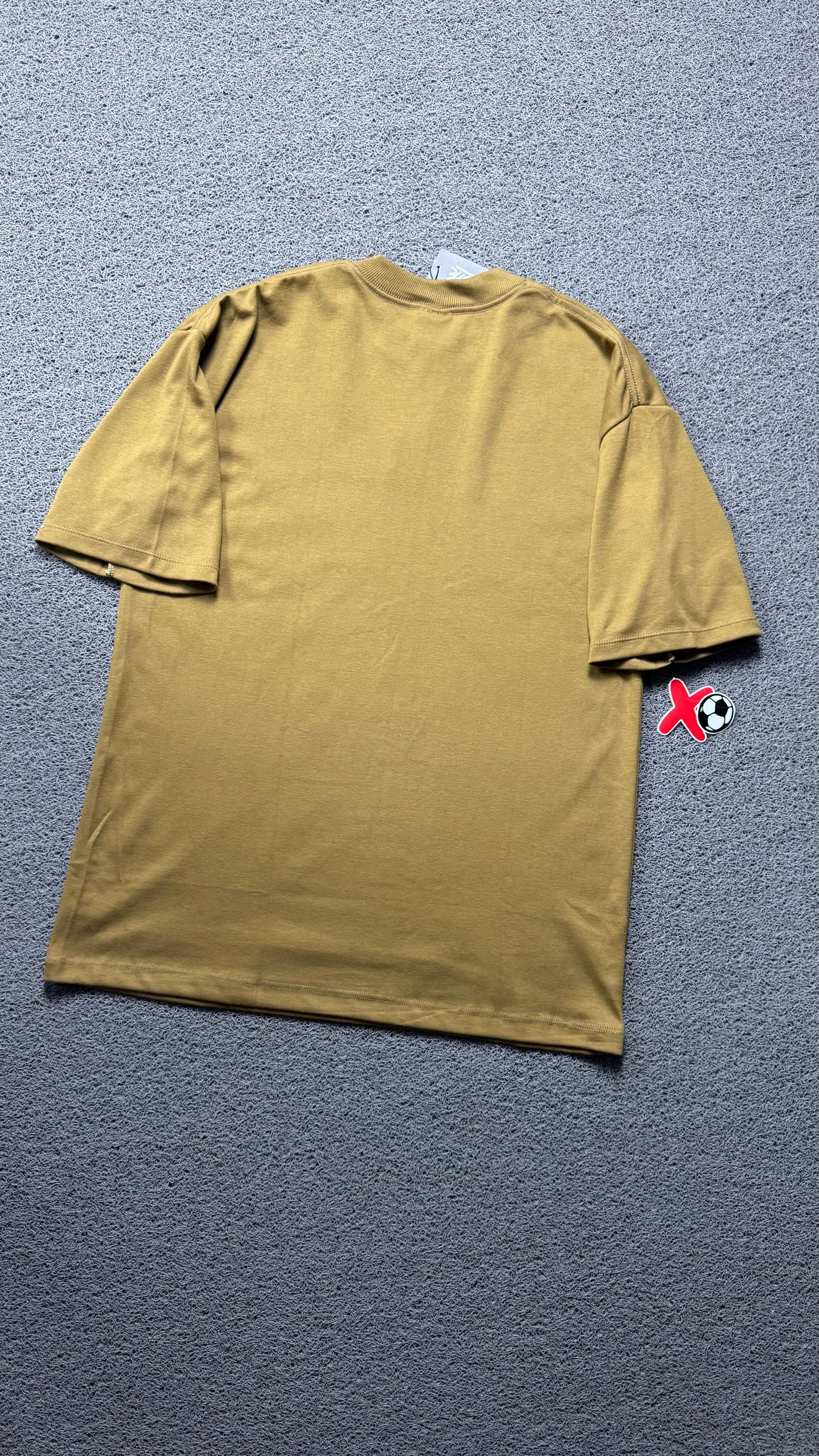 CAMISETA OVERSIZED NY BORDADO BEGE - 3
