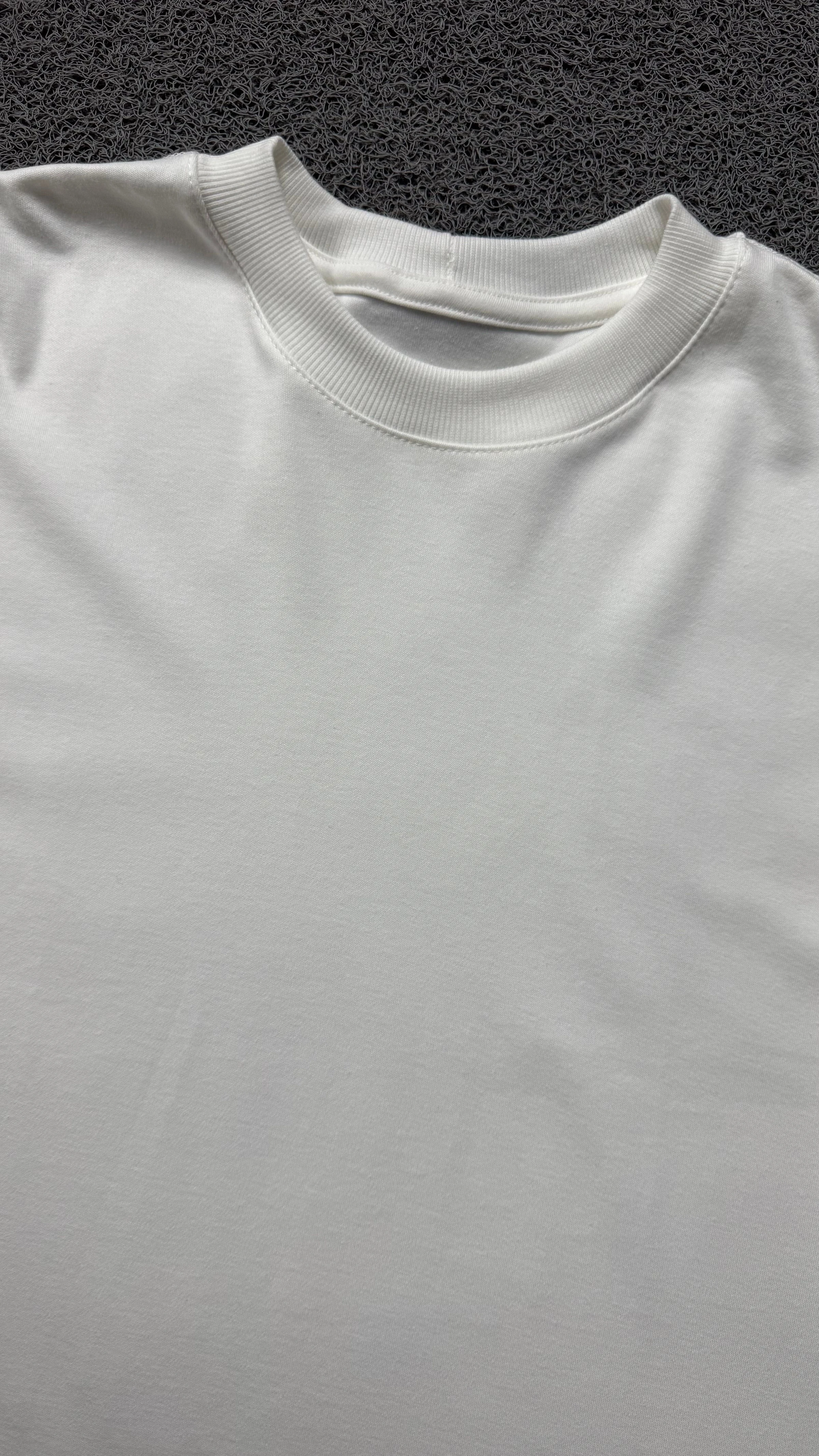 CAMISETA OVERSIZED BRANCA LISA - 2