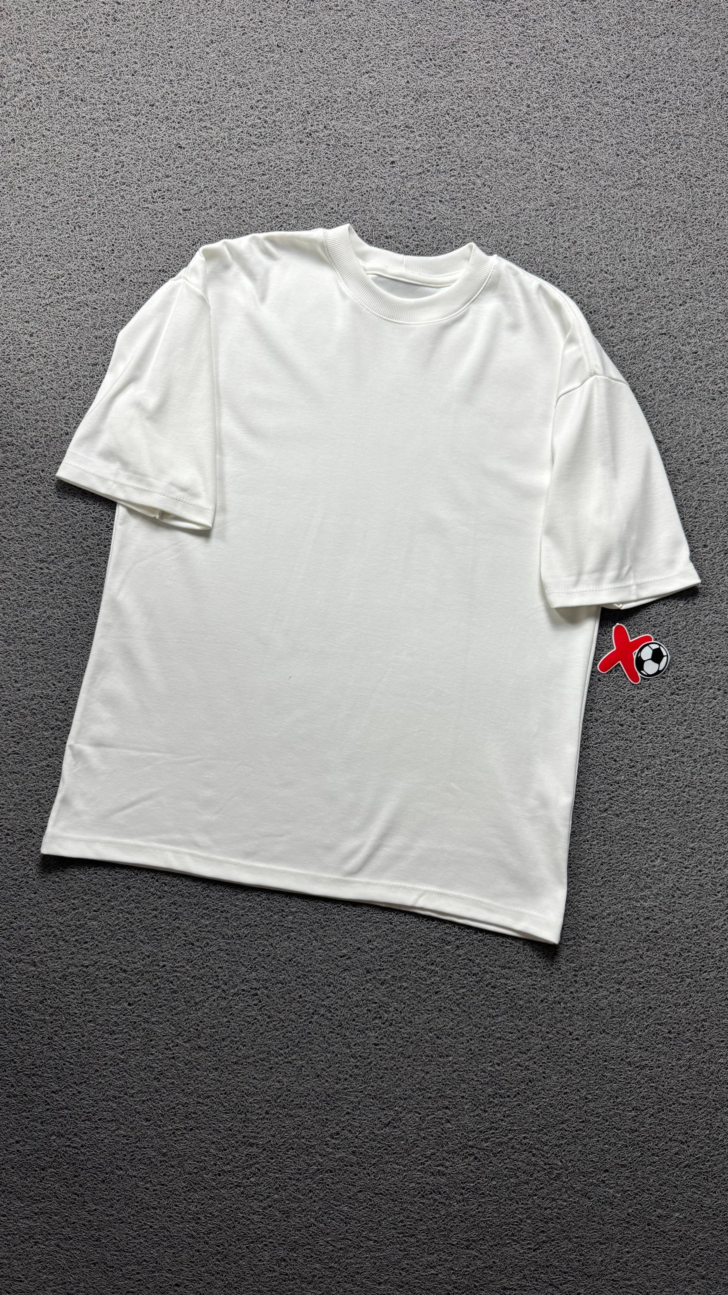 CAMISETA OVERSIZED BRANCA LISA - 1