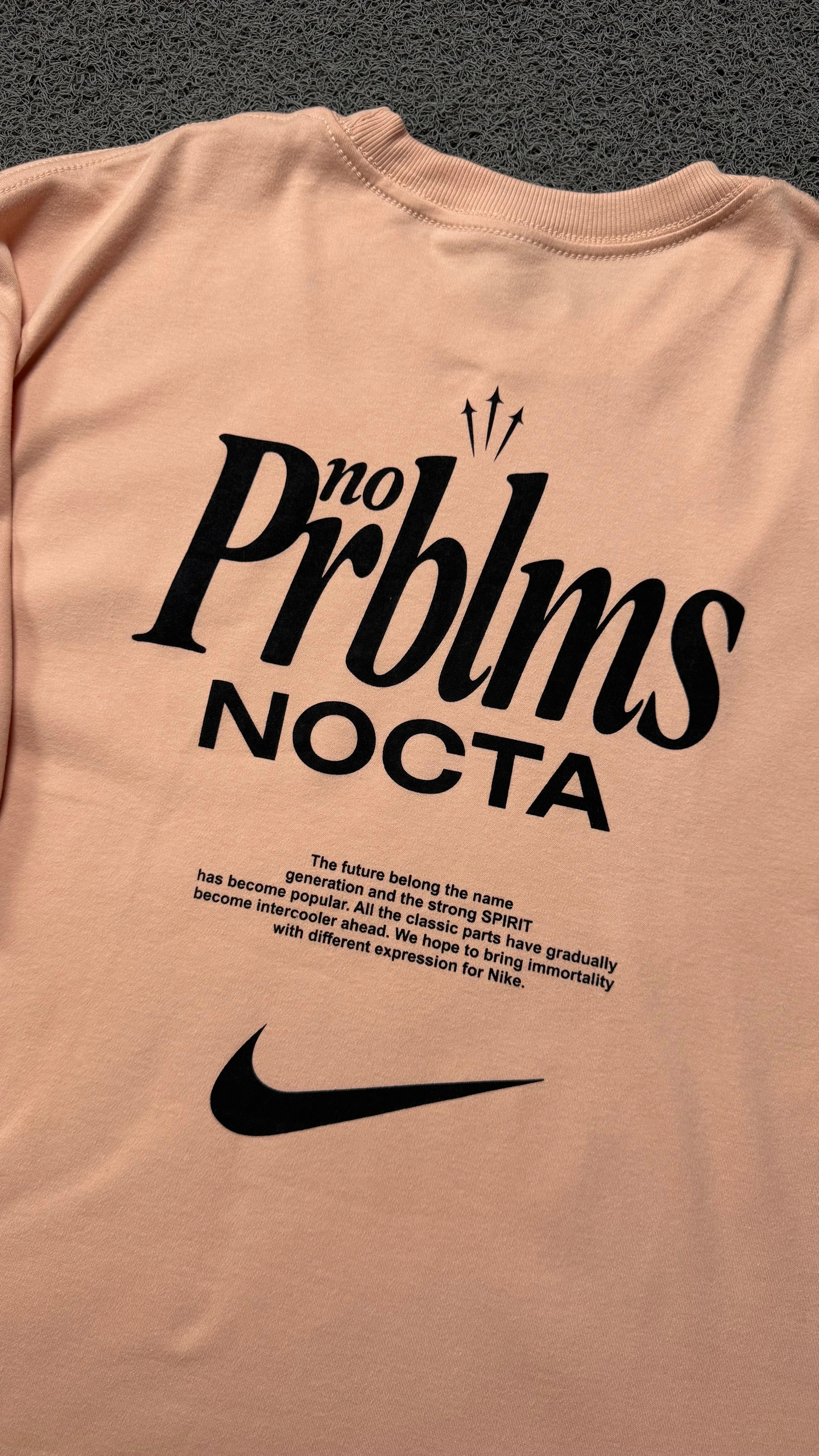 CAMISETA OVERSIZED PLUS NK SALMAO - 2
