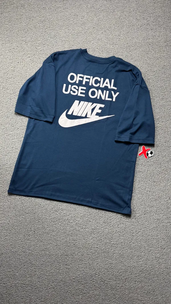 CAMISETA OVERSIZED PLUS NK AZUL MARINHO