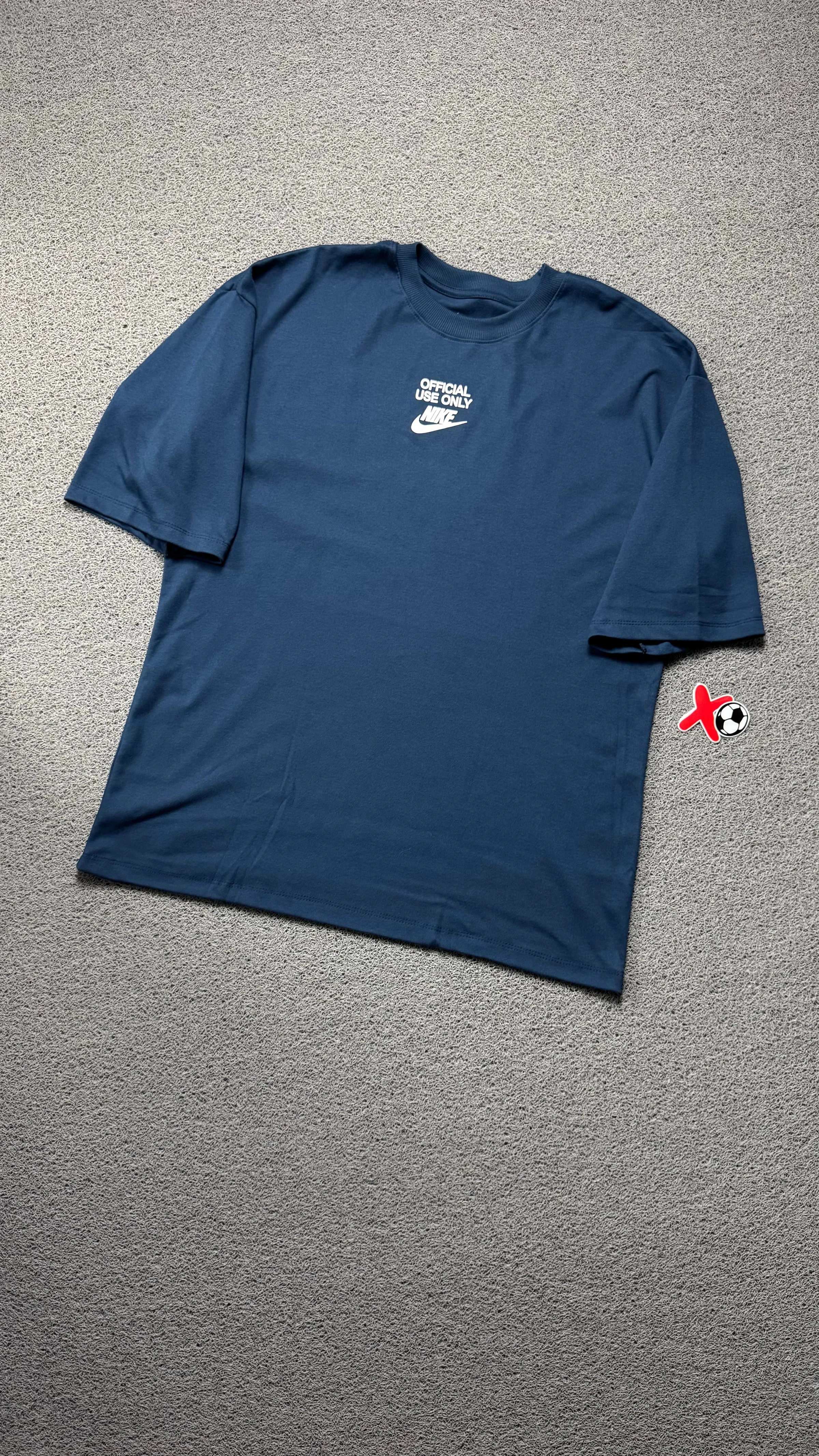 CAMISETA OVERSIZED PLUS NK AZUL MARINHO - 4