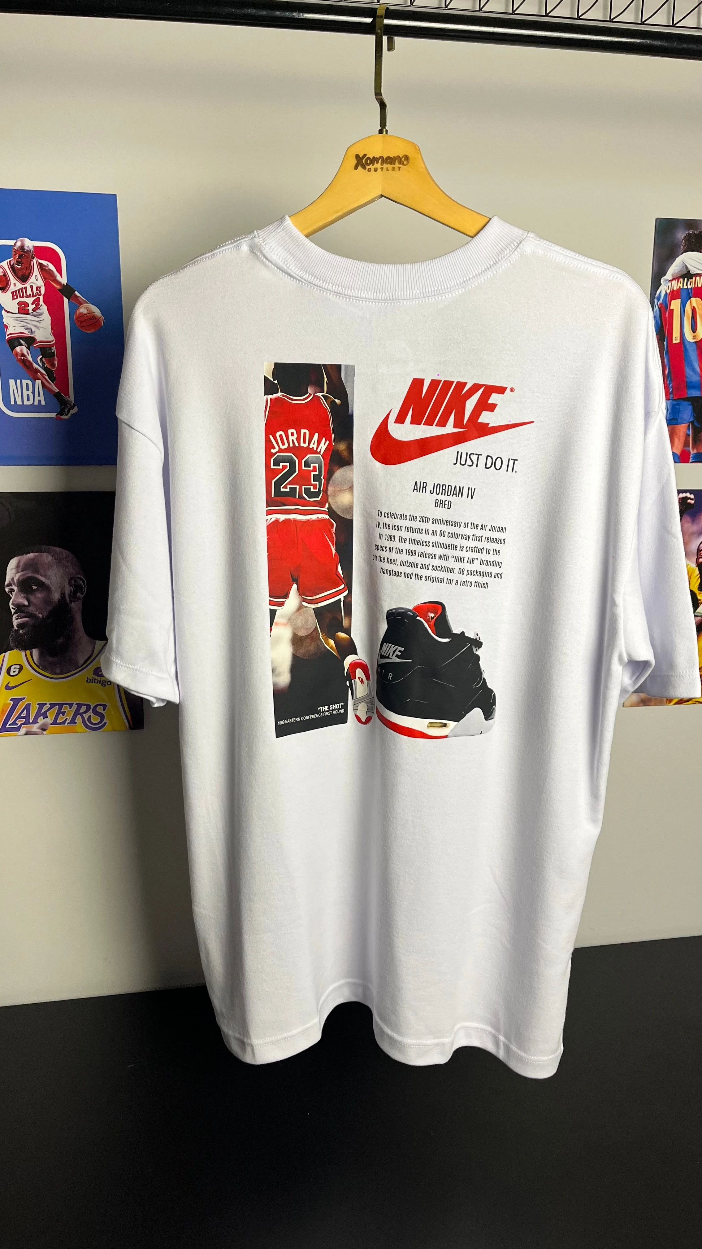 CAMISETA OVERSIZED JD TENIS BRANCA - 1