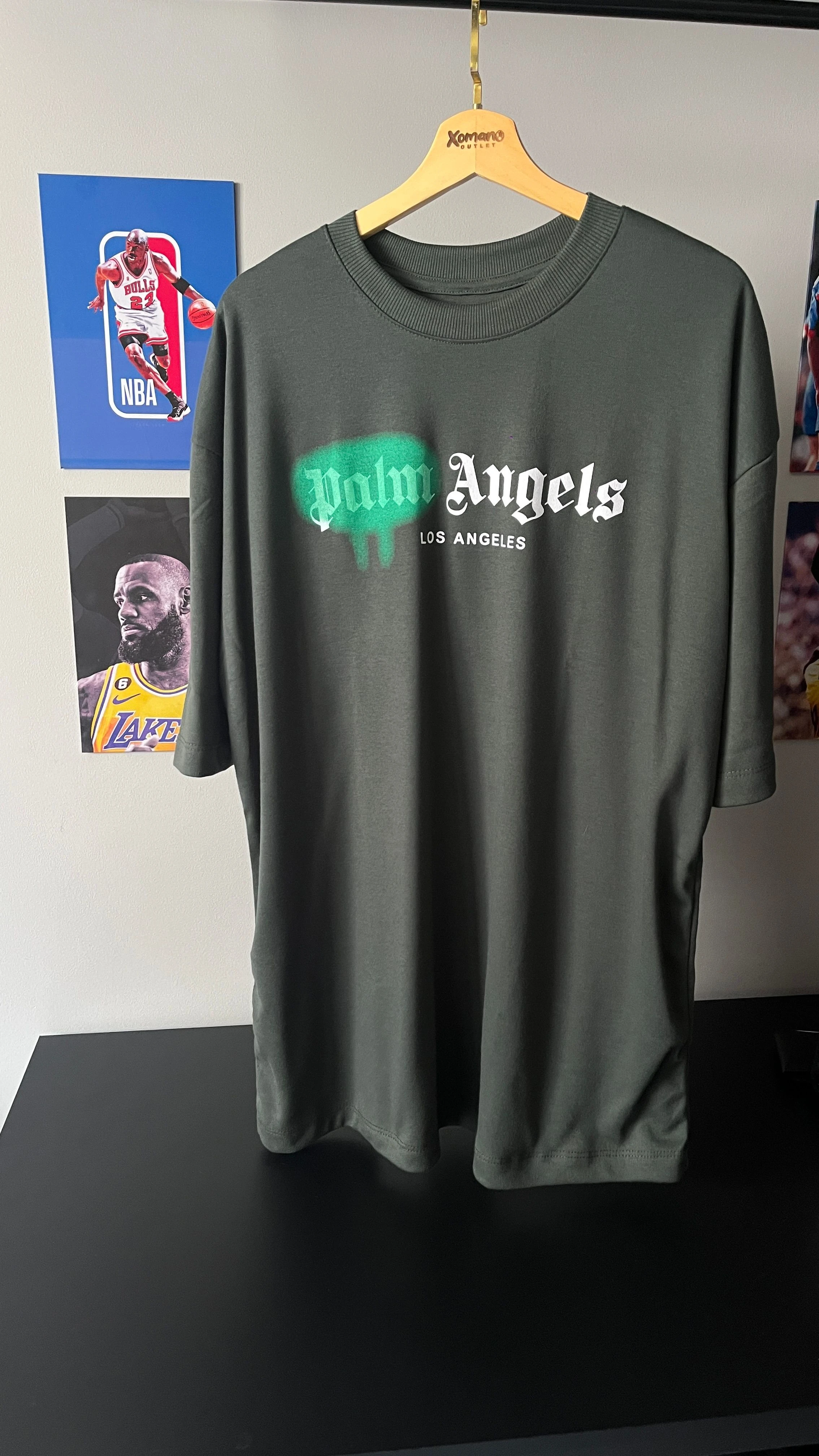 CAMISETA OVERSIZED PLUS PALM VERDE - 1