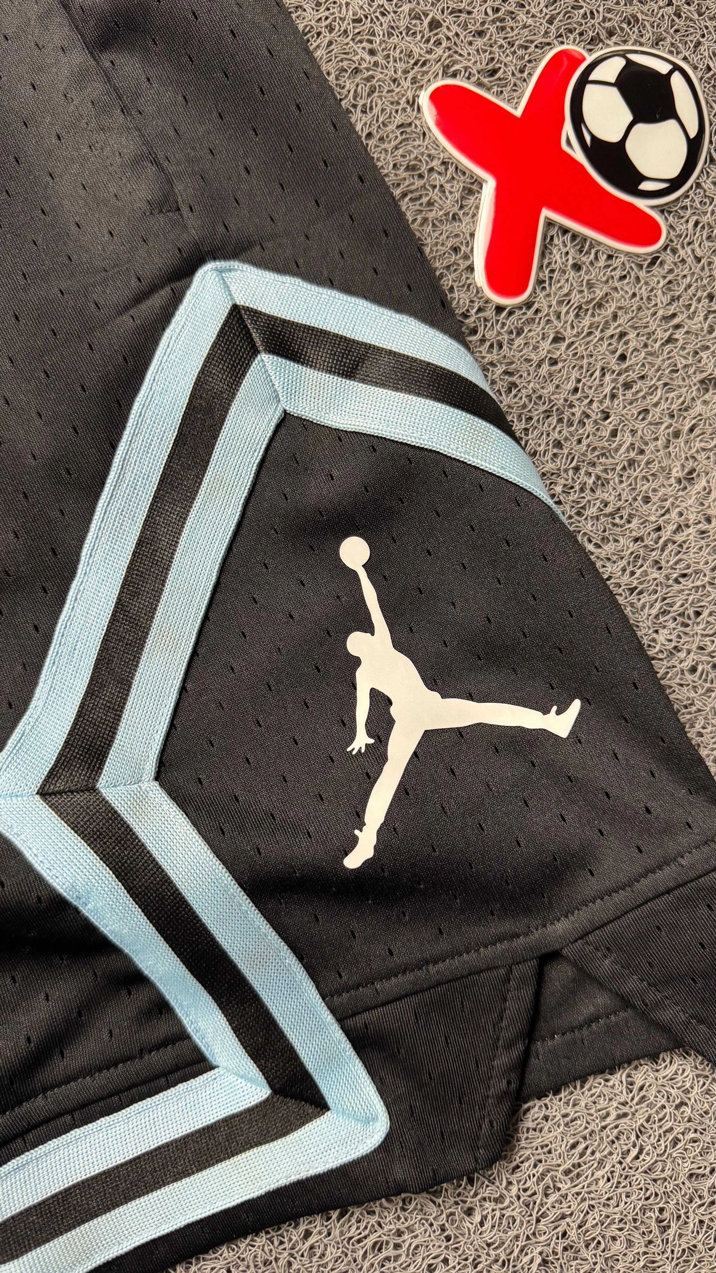 SHORTS NBA JORDAN PRETO AZUL - 2
