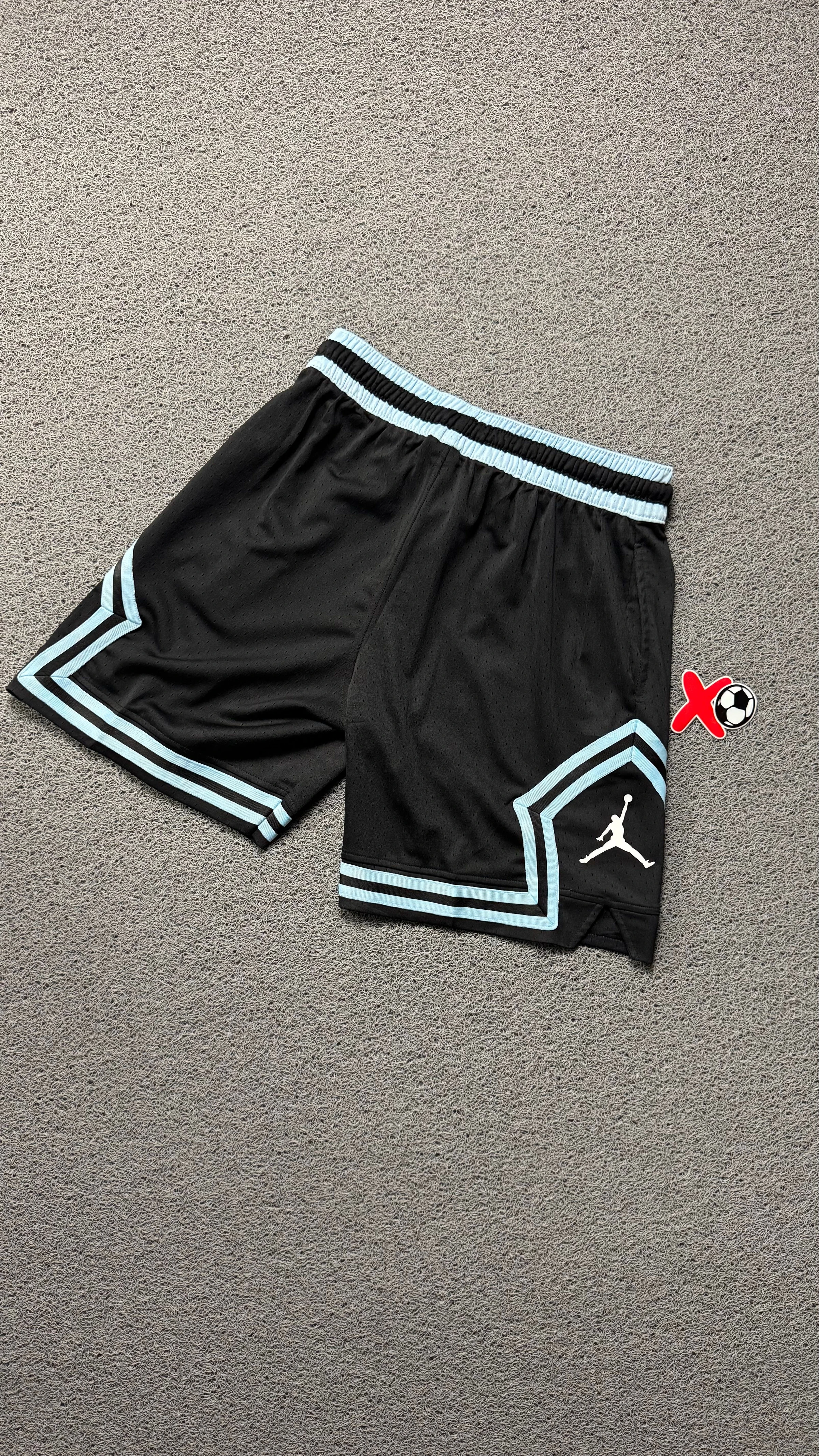 SHORTS NBA JORDAN PRETO AZUL - 4