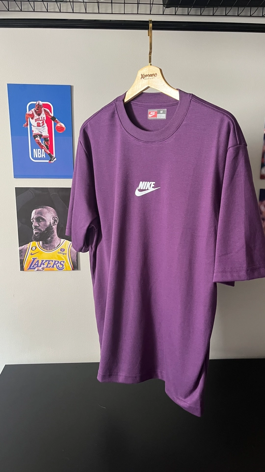 CAMISETA OVERSIZED NK BASIC ROXA - 1