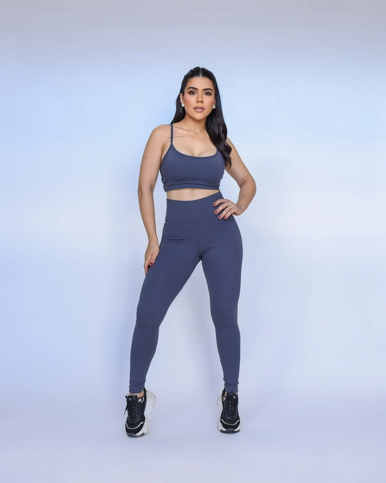 Calça Legging Fitness Poliamida.