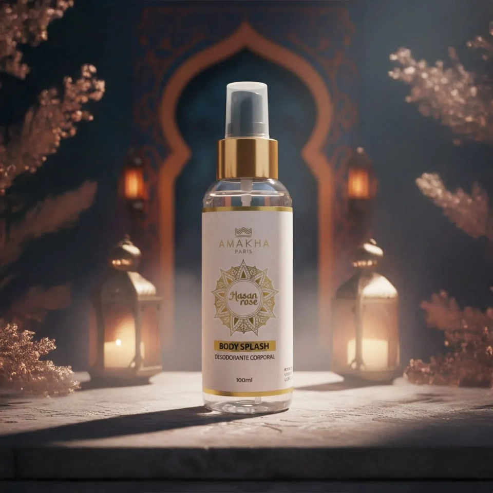 Body Splash Hasan Rose 100ml - Insp. Fakhar Rose - 2