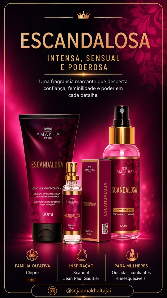 Kit Escandalosa com Nécessaire - Insp. Scandal - 2