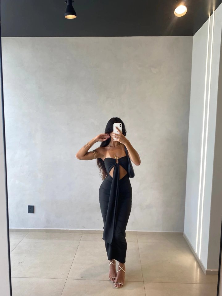 Vestido Anne - Preto - imagem 2